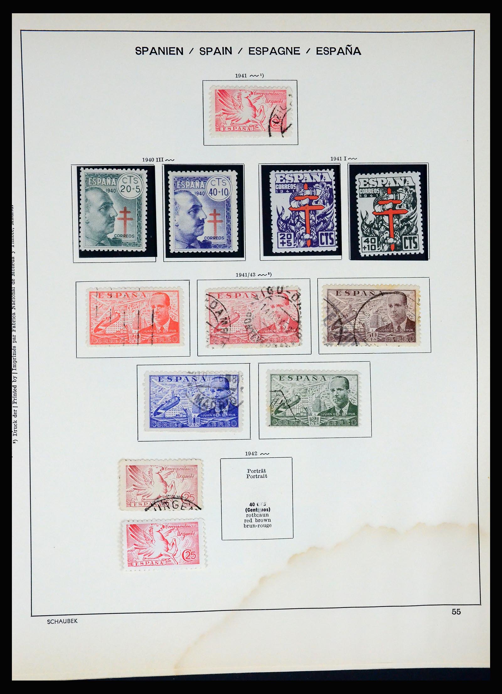 37268 057 - Postzegelverzameling 37268 Spanje 1850-1991.