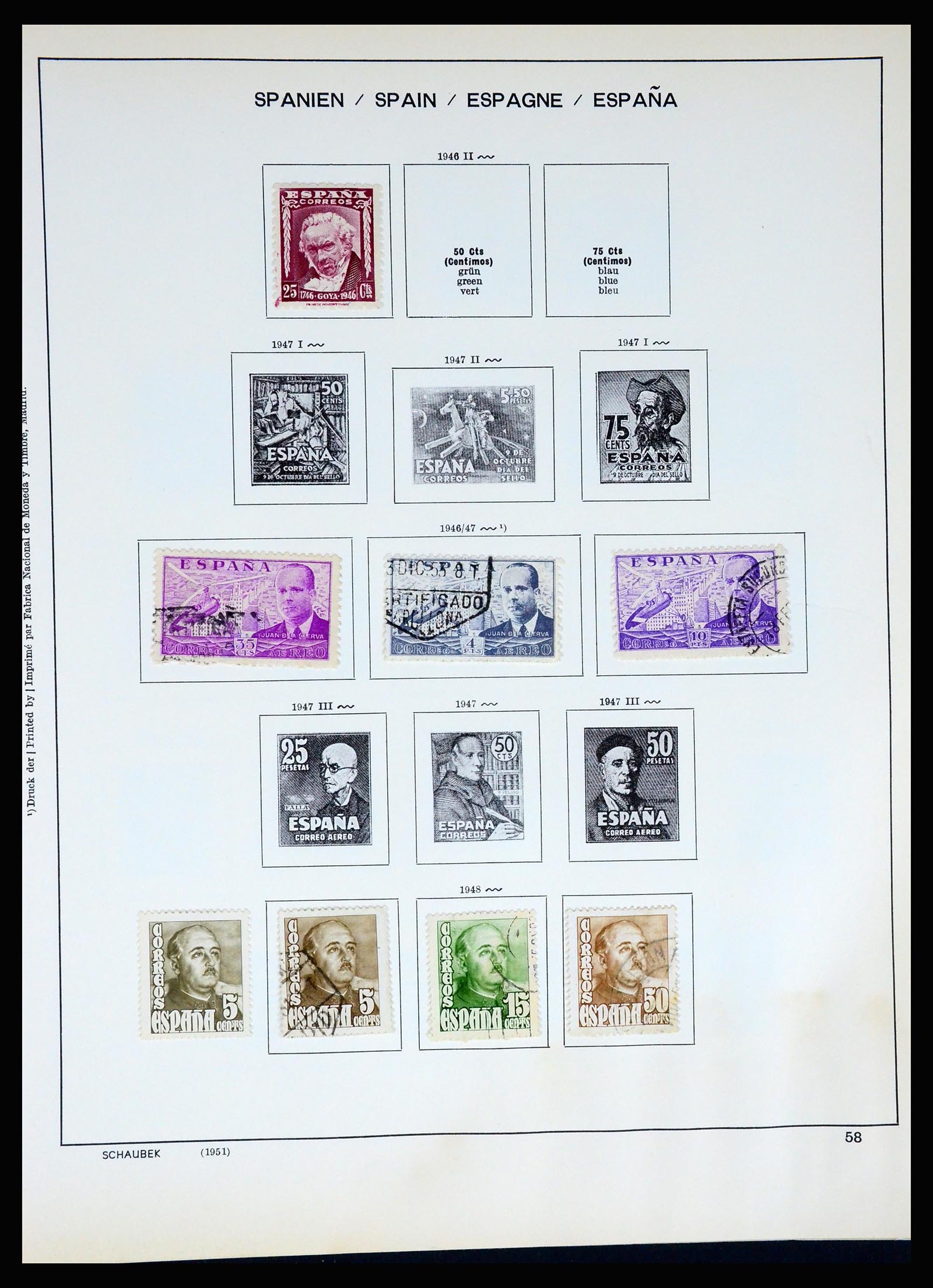 37268 061 - Postzegelverzameling 37268 Spanje 1850-1991.