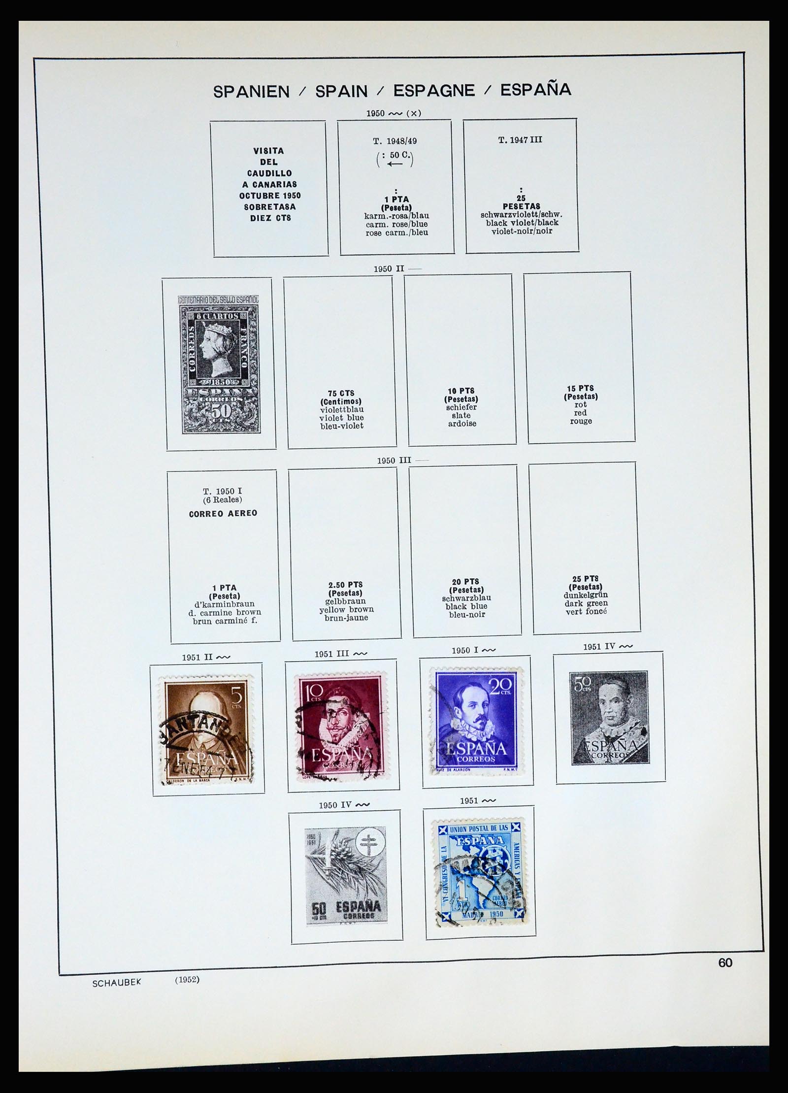 37268 064 - Postzegelverzameling 37268 Spanje 1850-1991.