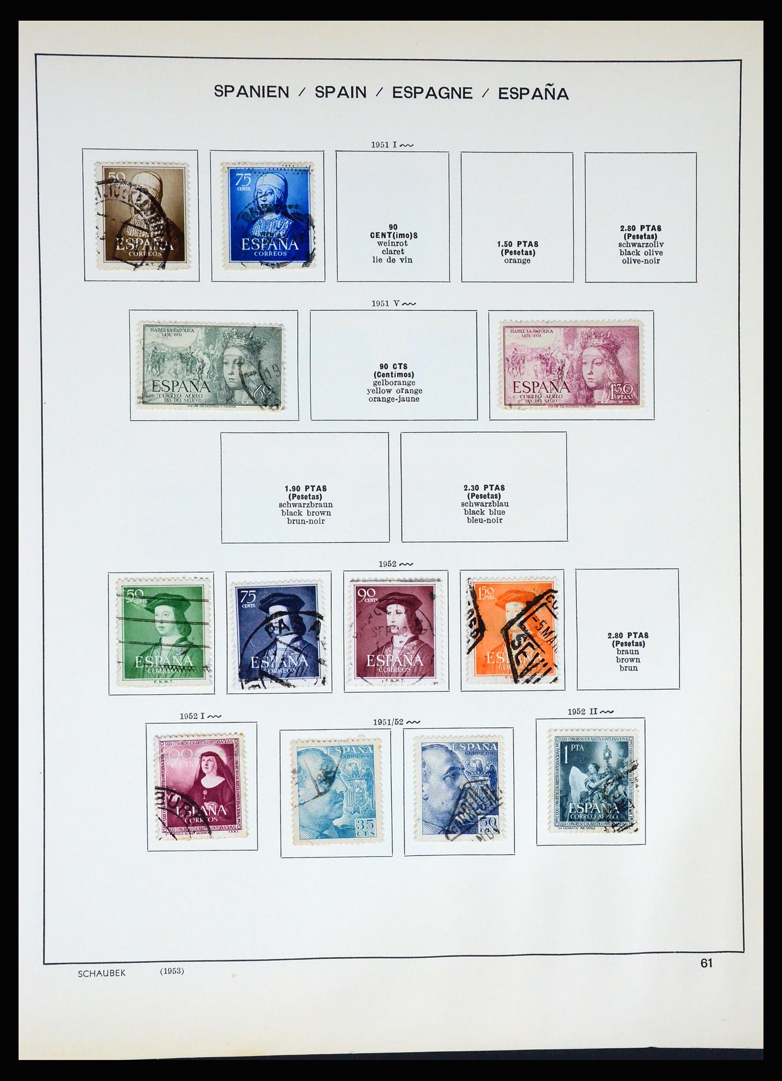 37268 065 - Postzegelverzameling 37268 Spanje 1850-1991.