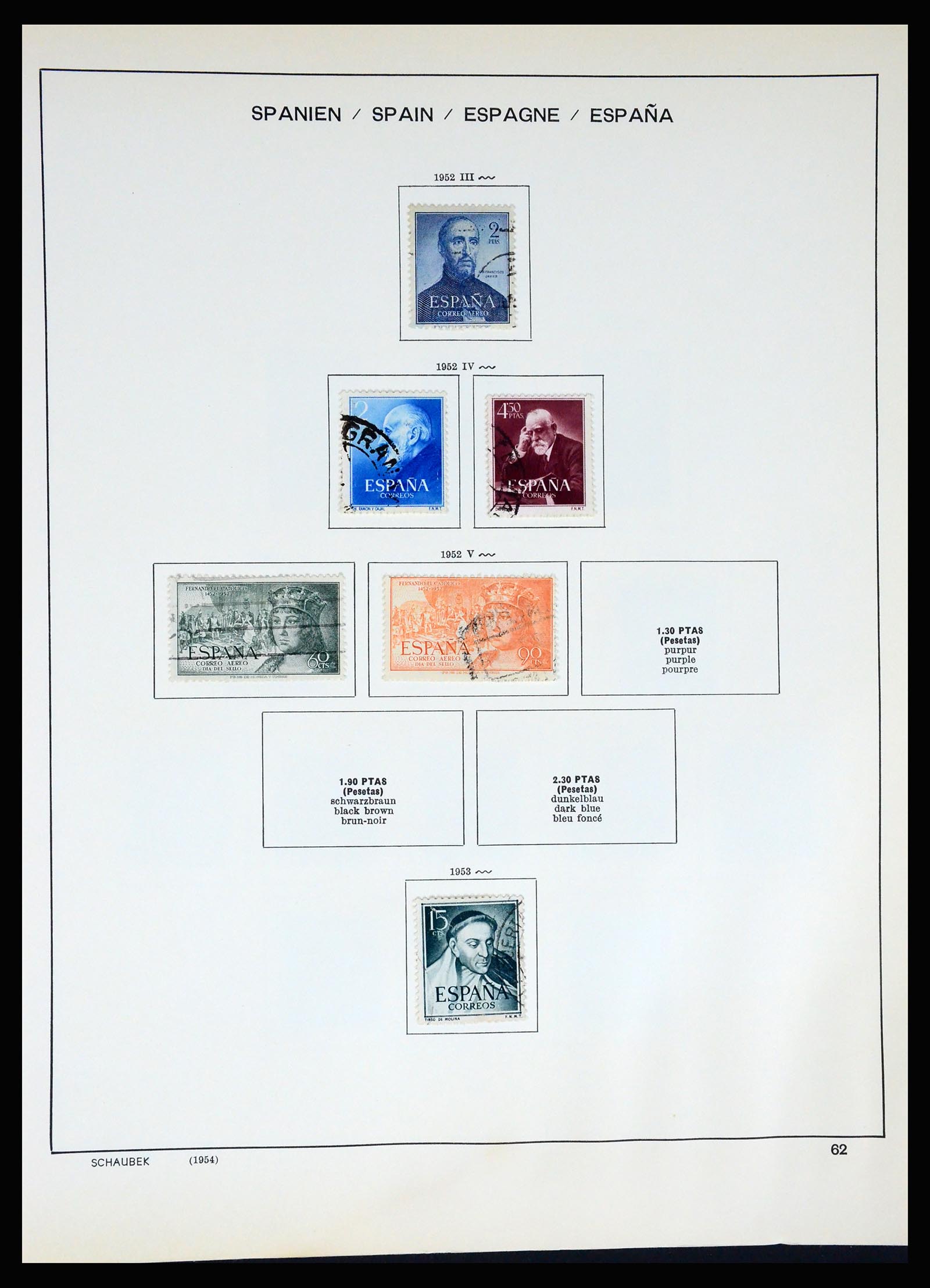 37268 066 - Postzegelverzameling 37268 Spanje 1850-1991.