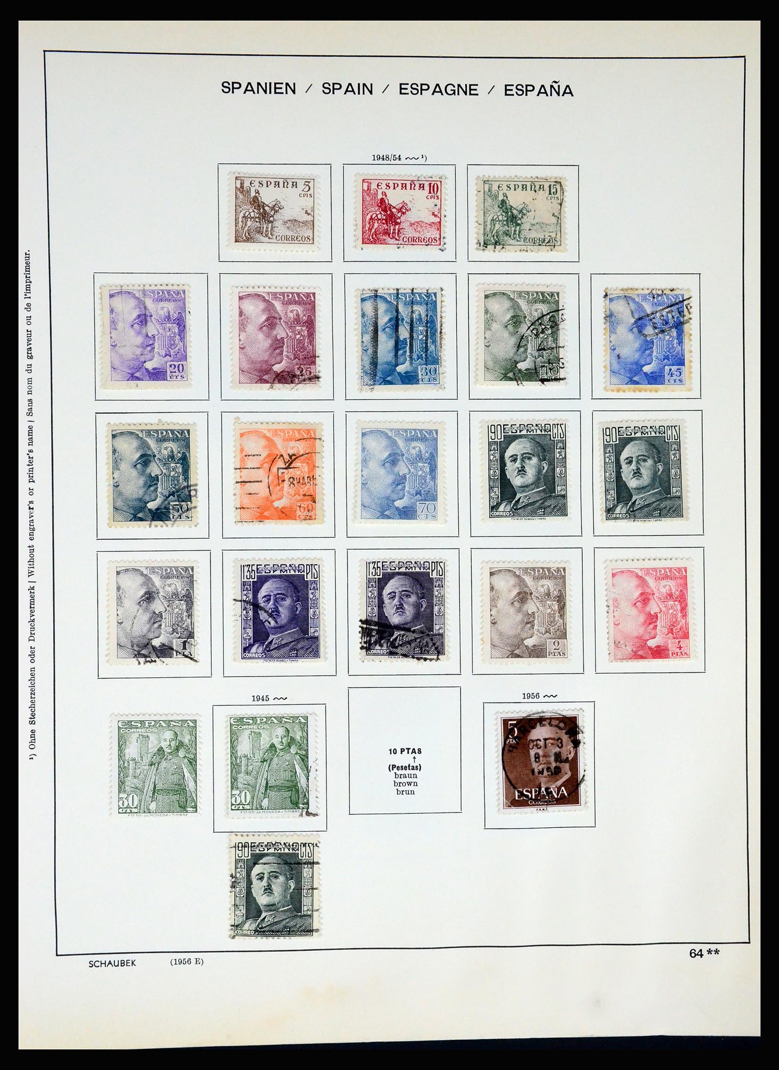 37268 069 - Postzegelverzameling 37268 Spanje 1850-1991.