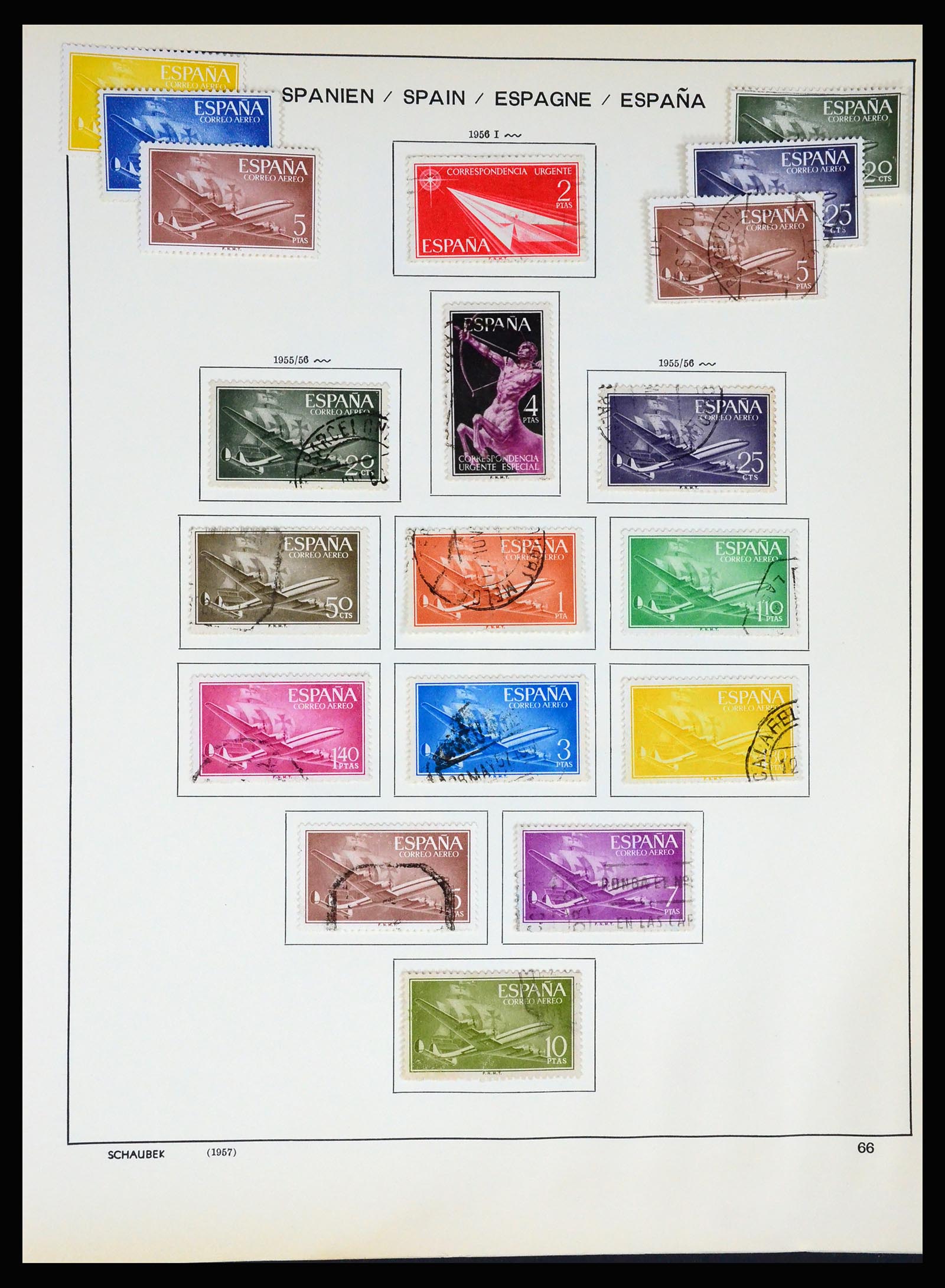 37268 071 - Postzegelverzameling 37268 Spanje 1850-1991.