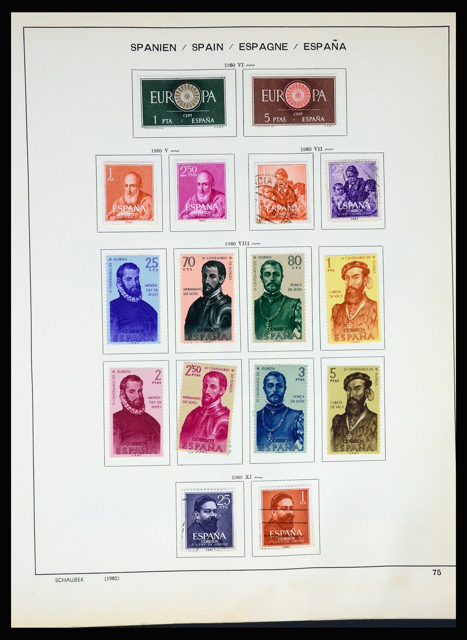 37268 081 - Postzegelverzameling 37268 Spanje 1850-1991.