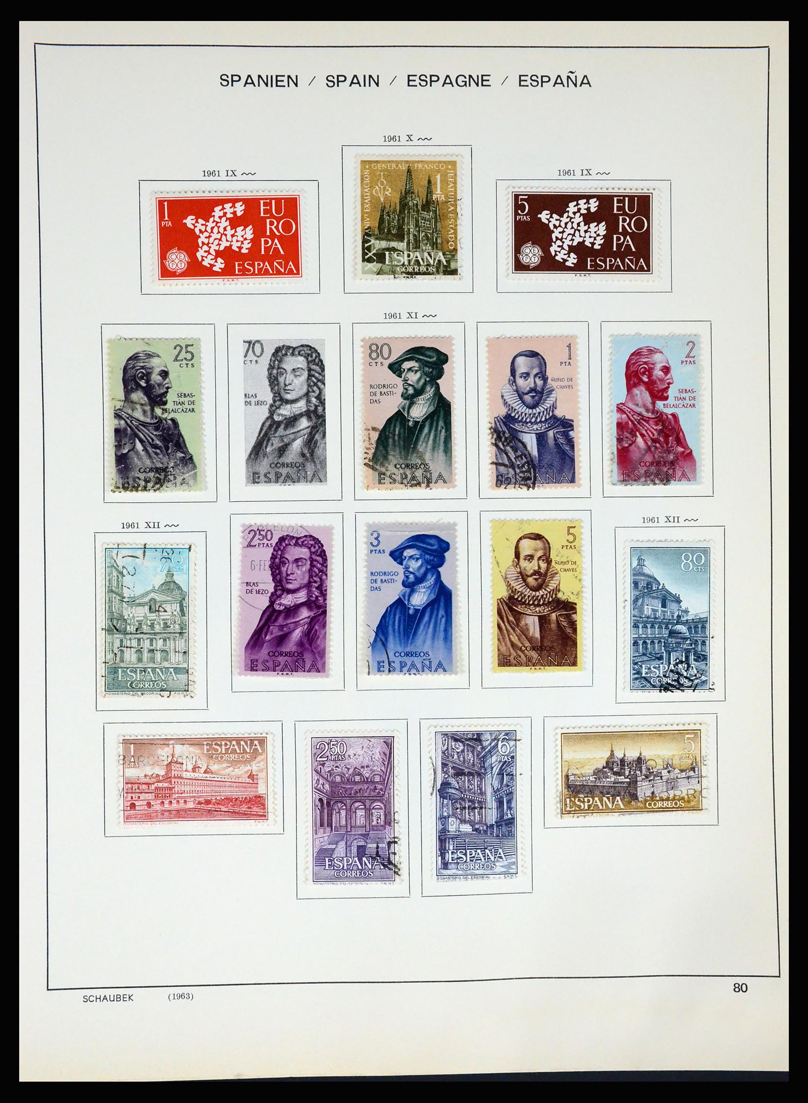 37268 086 - Postzegelverzameling 37268 Spanje 1850-1991.
