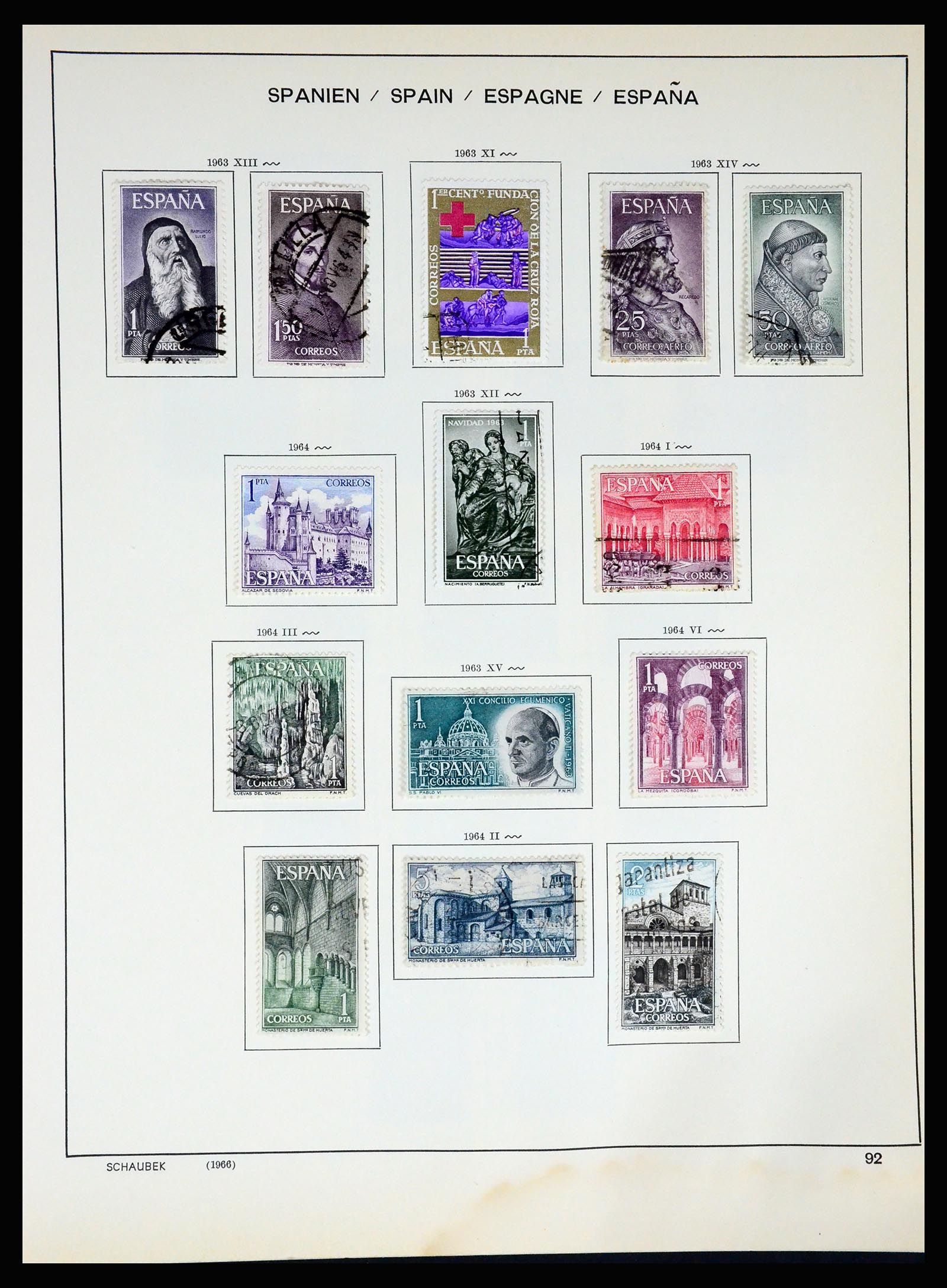 37268 098 - Postzegelverzameling 37268 Spanje 1850-1991.