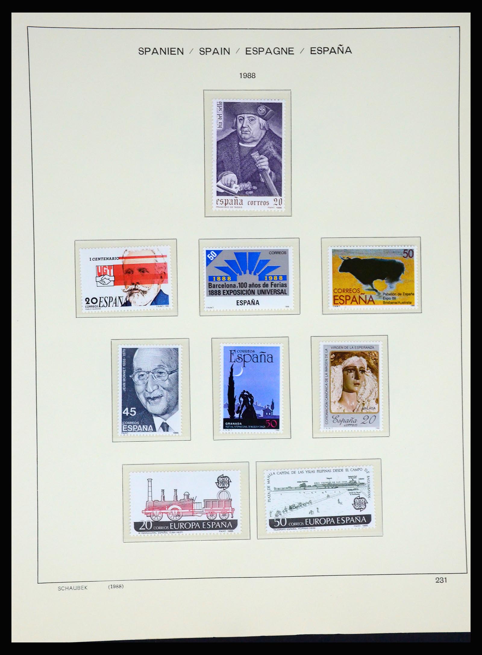 37268 241 - Postzegelverzameling 37268 Spanje 1850-1991.