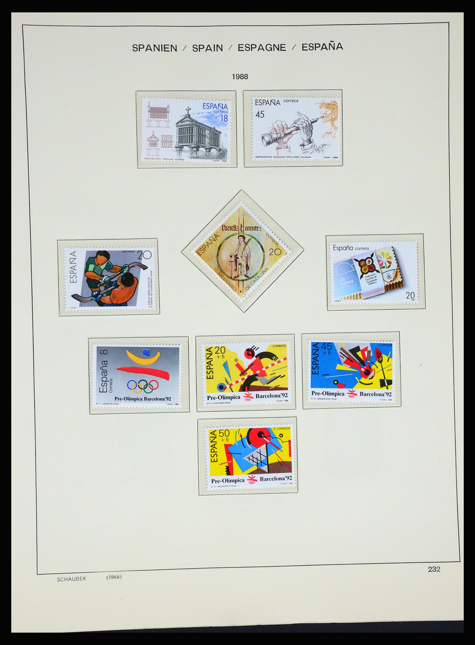 37268 242 - Postzegelverzameling 37268 Spanje 1850-1991.