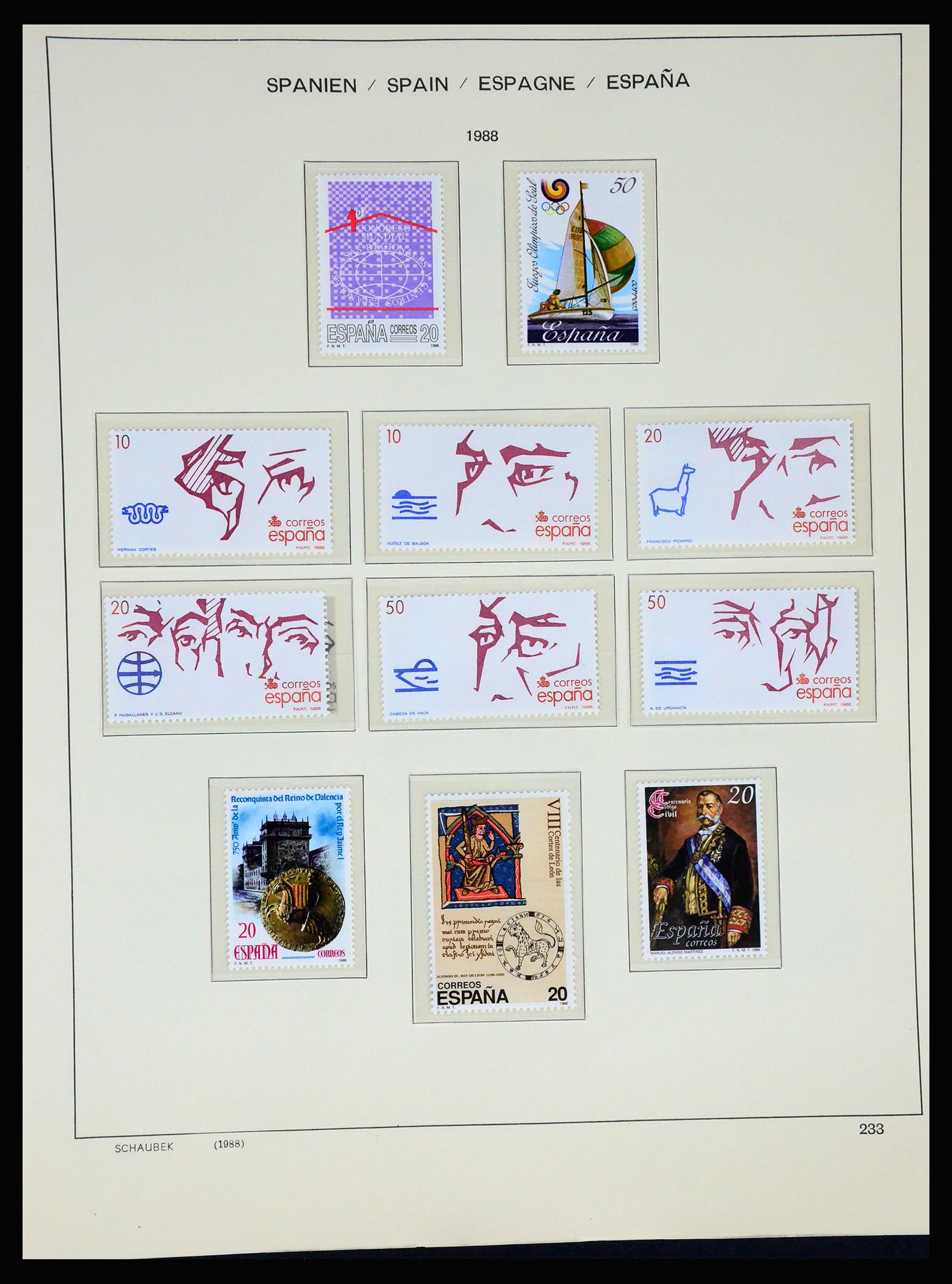 37268 243 - Postzegelverzameling 37268 Spanje 1850-1991.