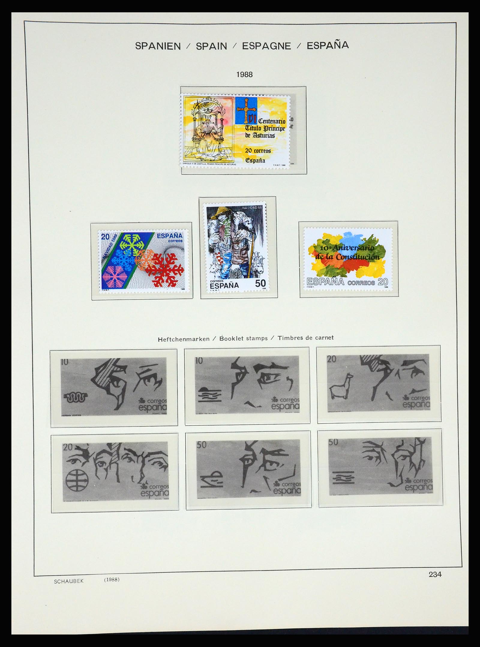37268 244 - Postzegelverzameling 37268 Spanje 1850-1991.