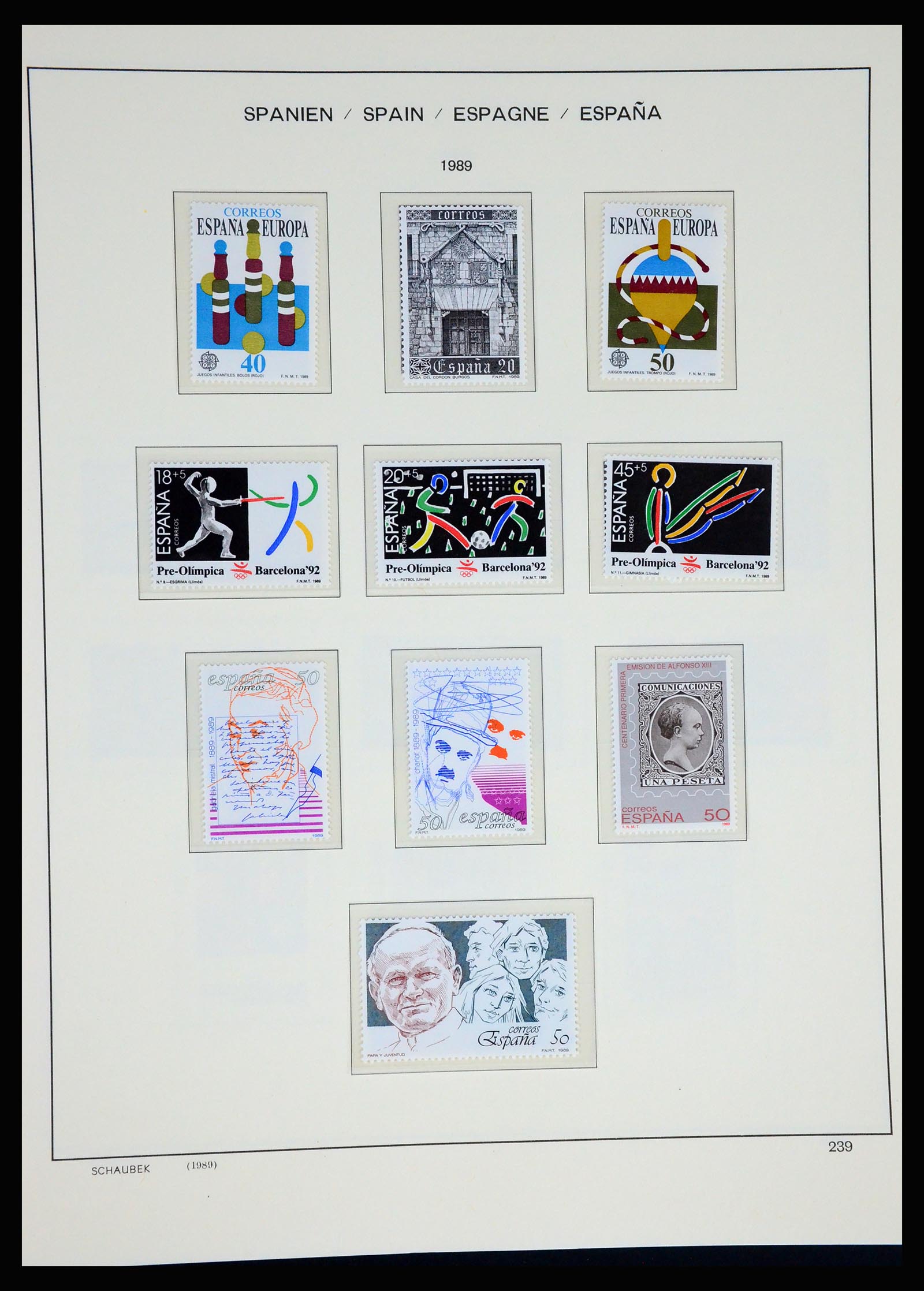37268 249 - Postzegelverzameling 37268 Spanje 1850-1991.