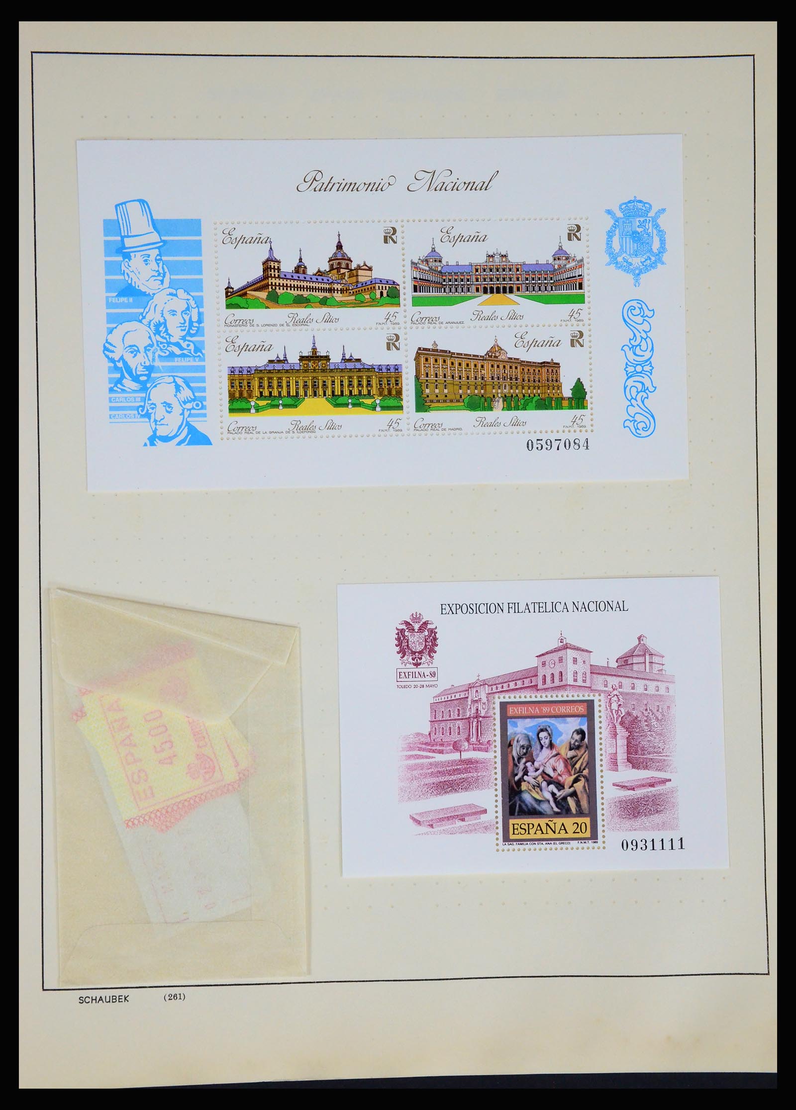37268 254 - Postzegelverzameling 37268 Spanje 1850-1991.