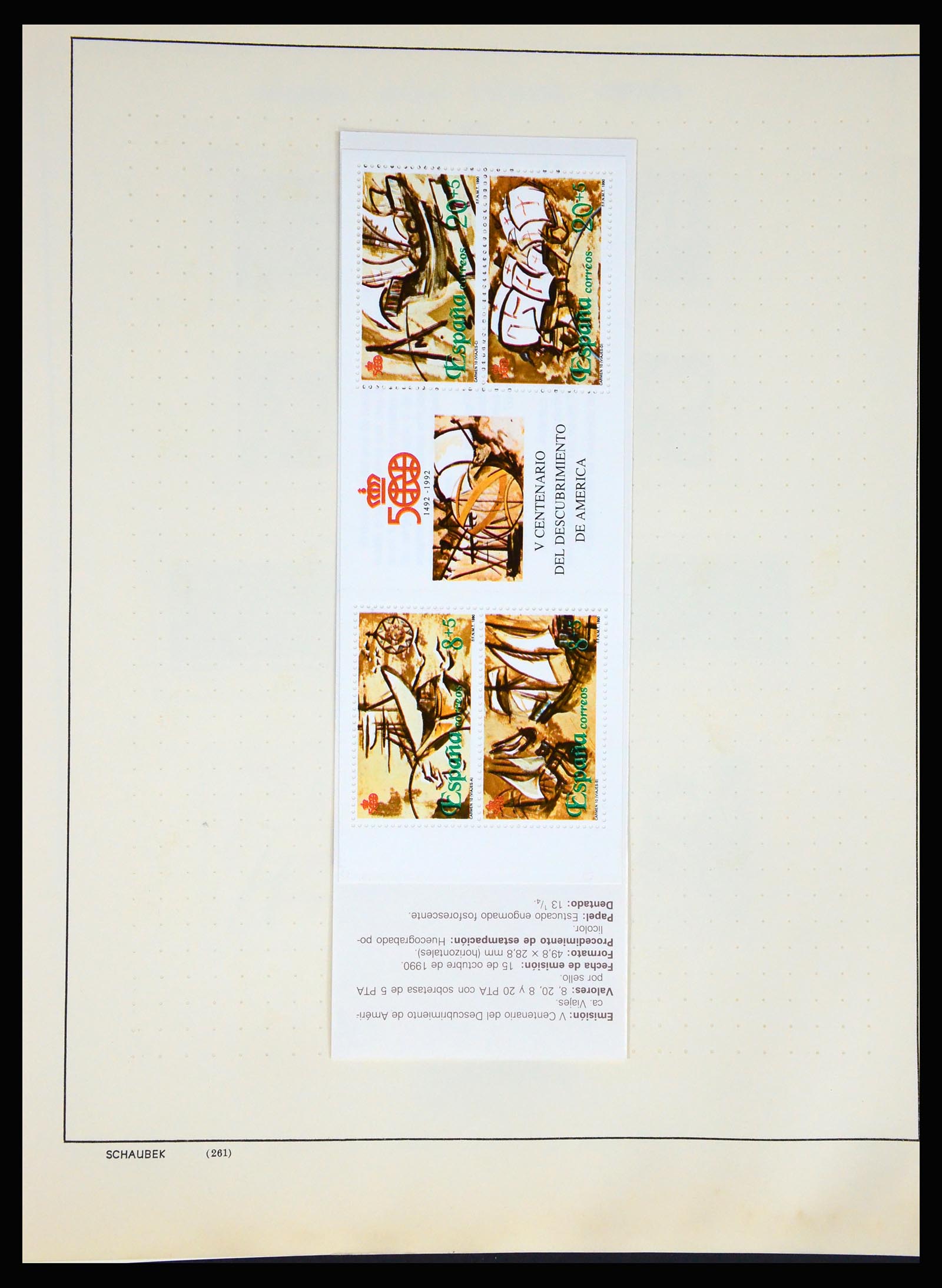 37268 261 - Postzegelverzameling 37268 Spanje 1850-1991.