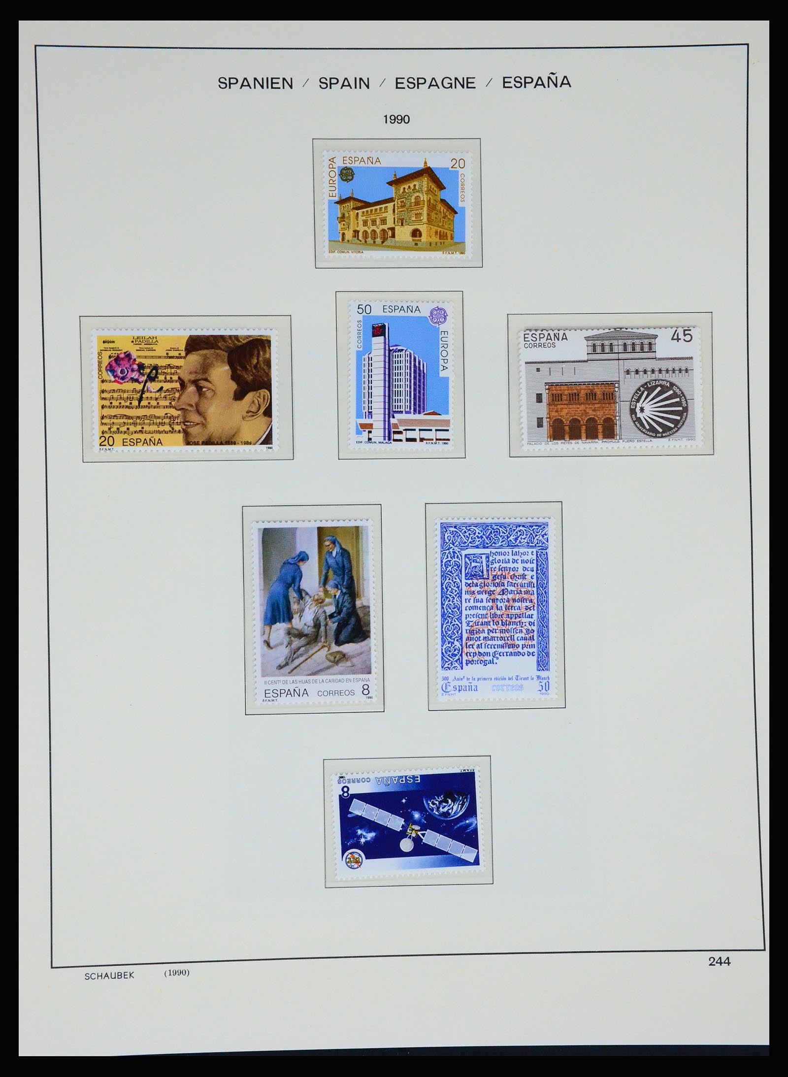 37268 263 - Postzegelverzameling 37268 Spanje 1850-1991.