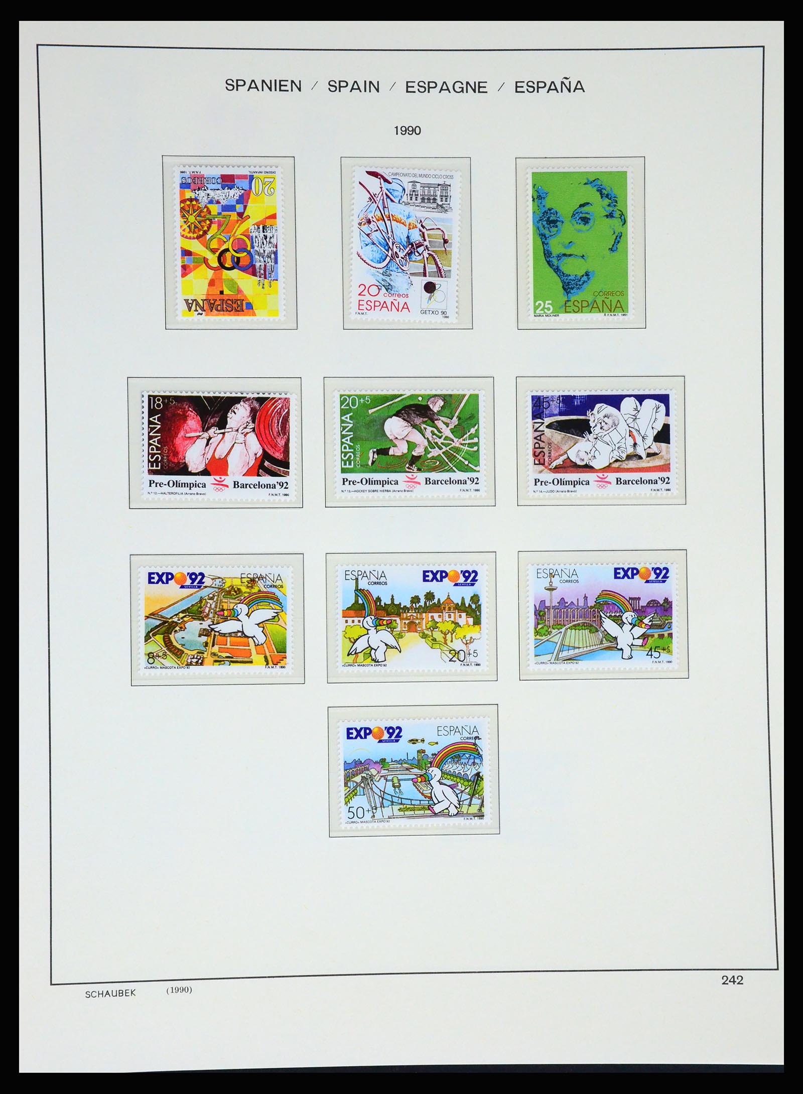 37268 265 - Postzegelverzameling 37268 Spanje 1850-1991.