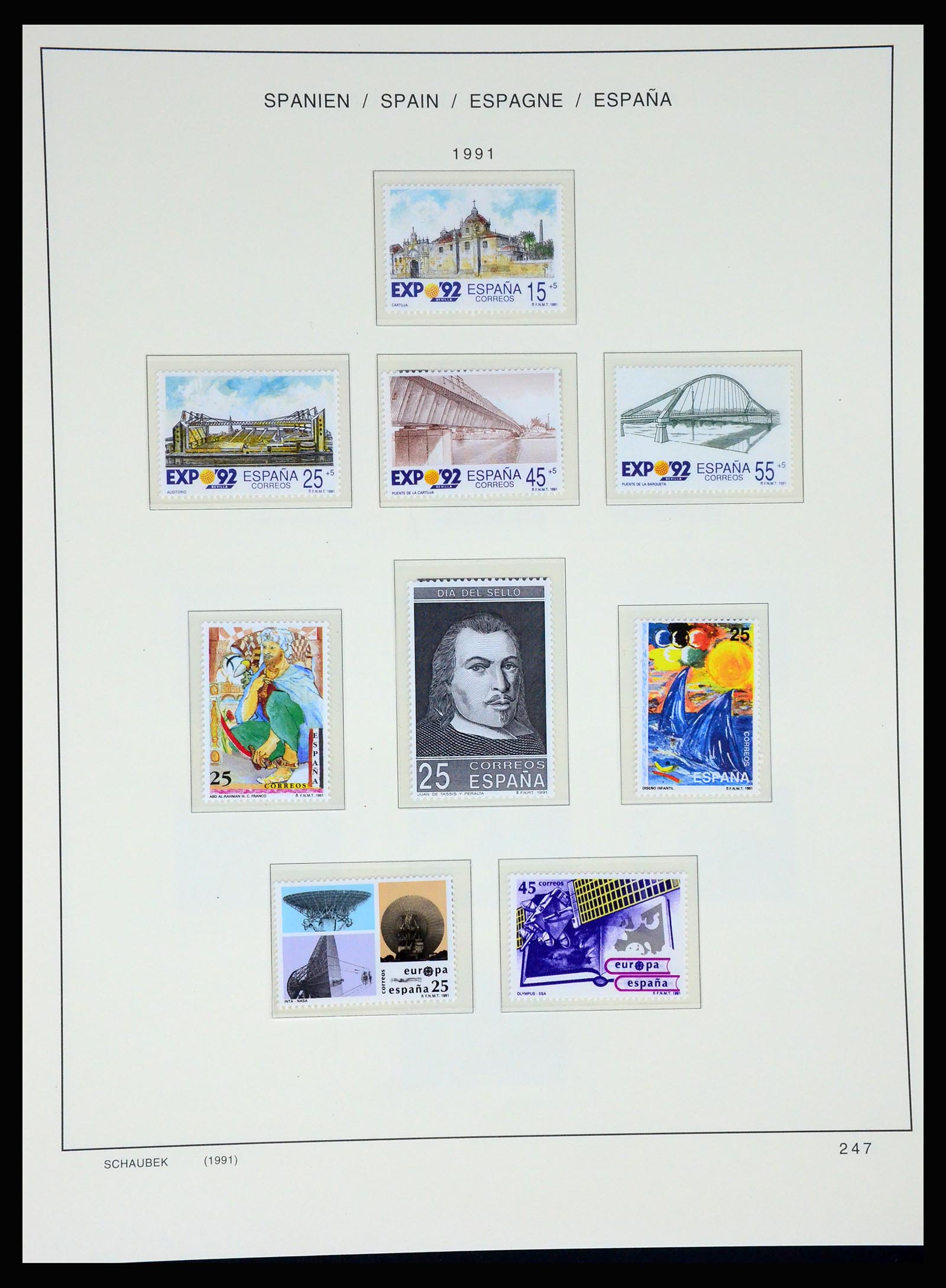 37268 268 - Postzegelverzameling 37268 Spanje 1850-1991.