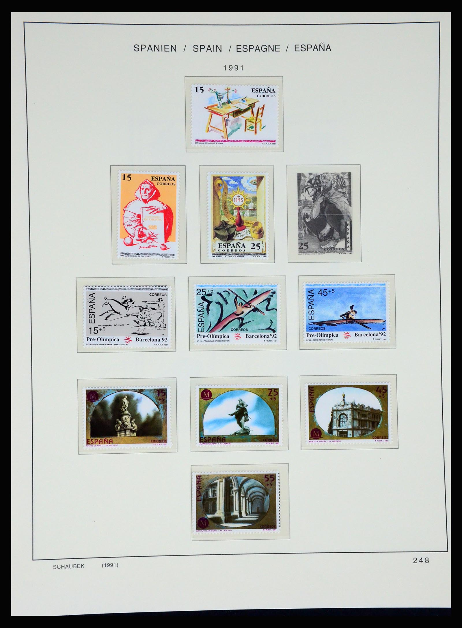 37268 269 - Postzegelverzameling 37268 Spanje 1850-1991.