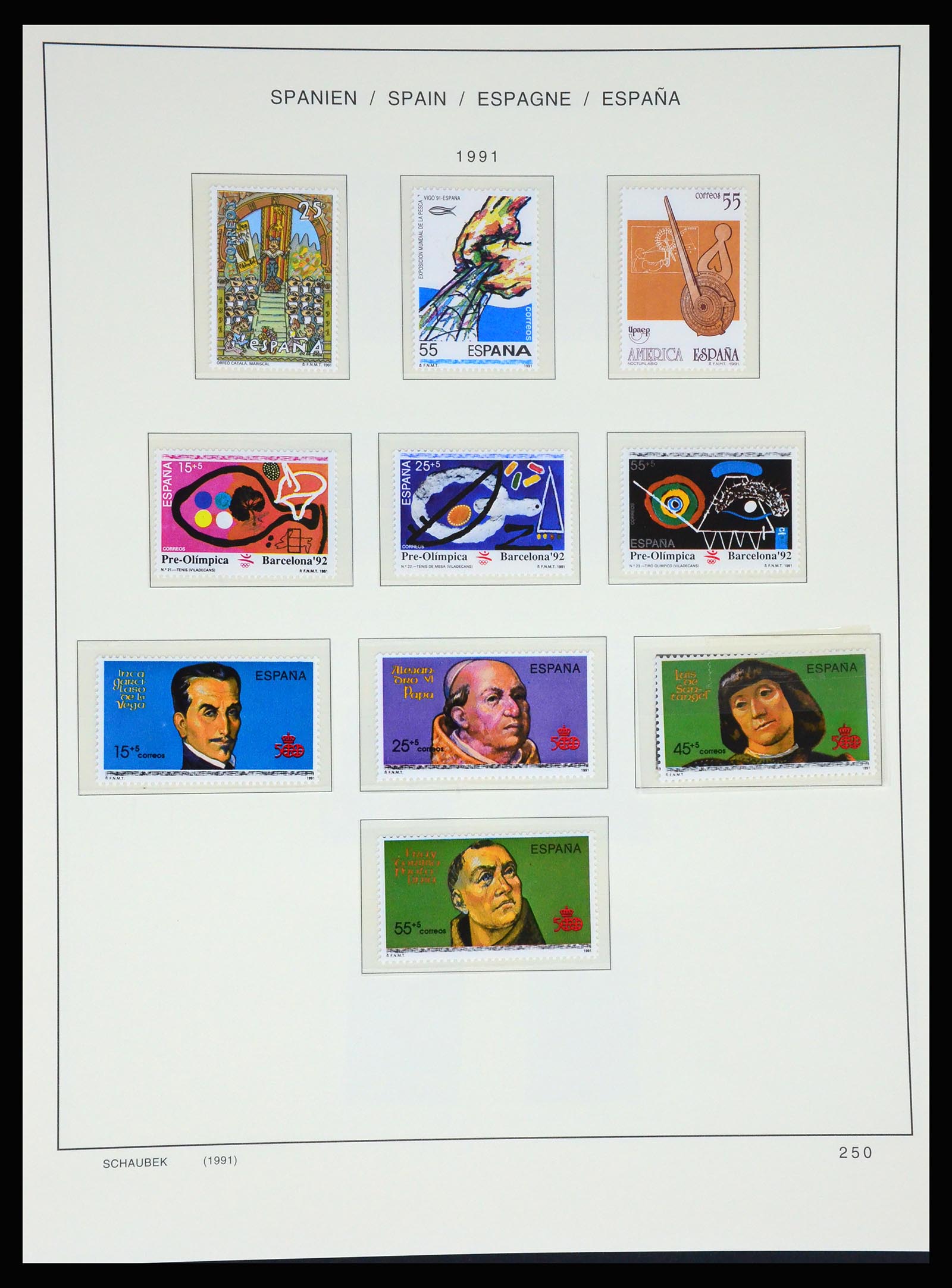 37268 271 - Postzegelverzameling 37268 Spanje 1850-1991.