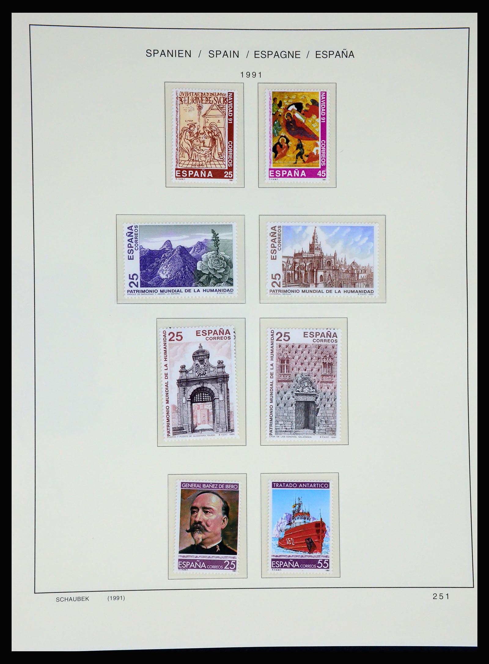 37268 272 - Postzegelverzameling 37268 Spanje 1850-1991.
