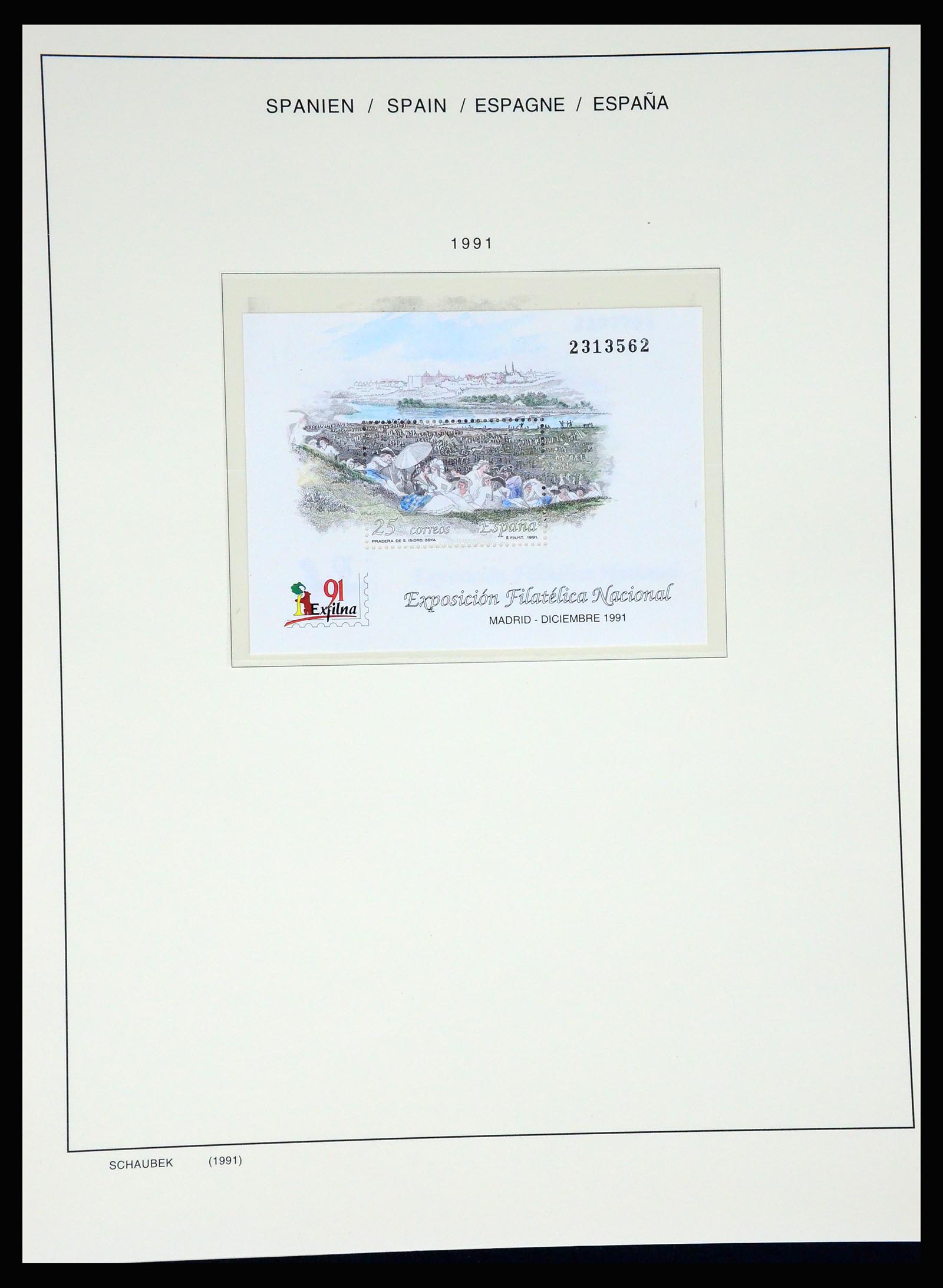 37268 275 - Postzegelverzameling 37268 Spanje 1850-1991.