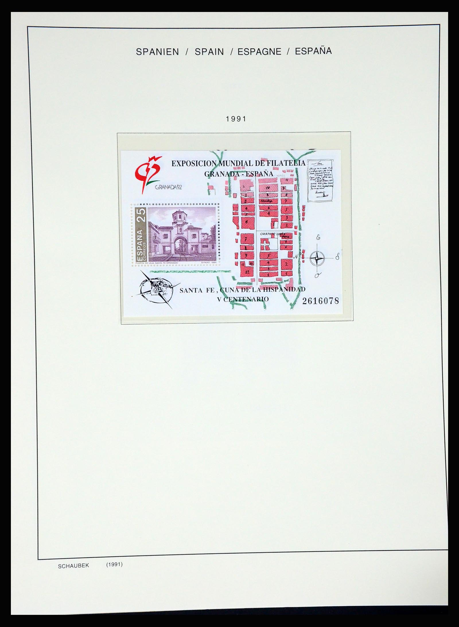 37268 276 - Postzegelverzameling 37268 Spanje 1850-1991.