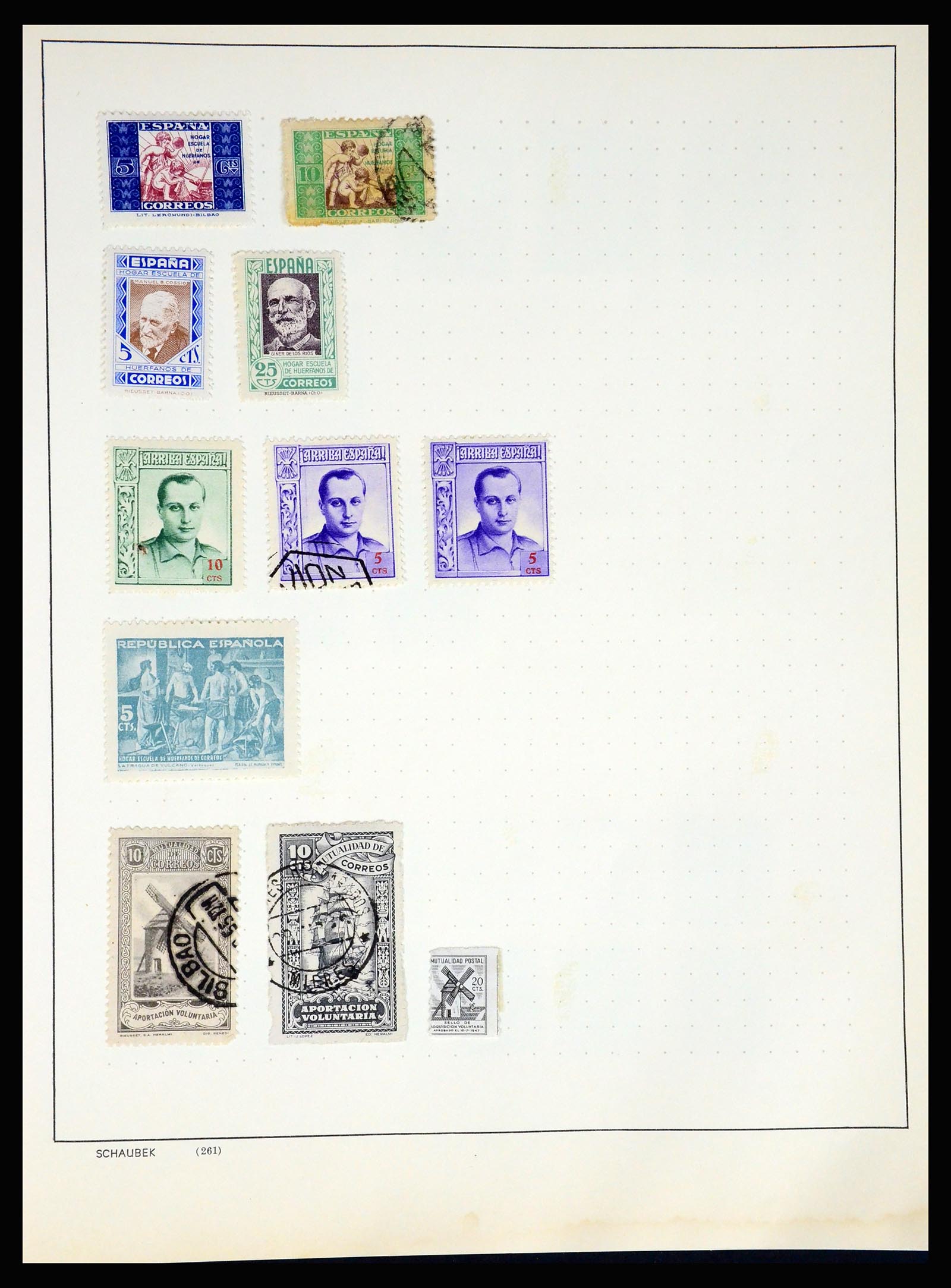 37268 281 - Postzegelverzameling 37268 Spanje 1850-1991.