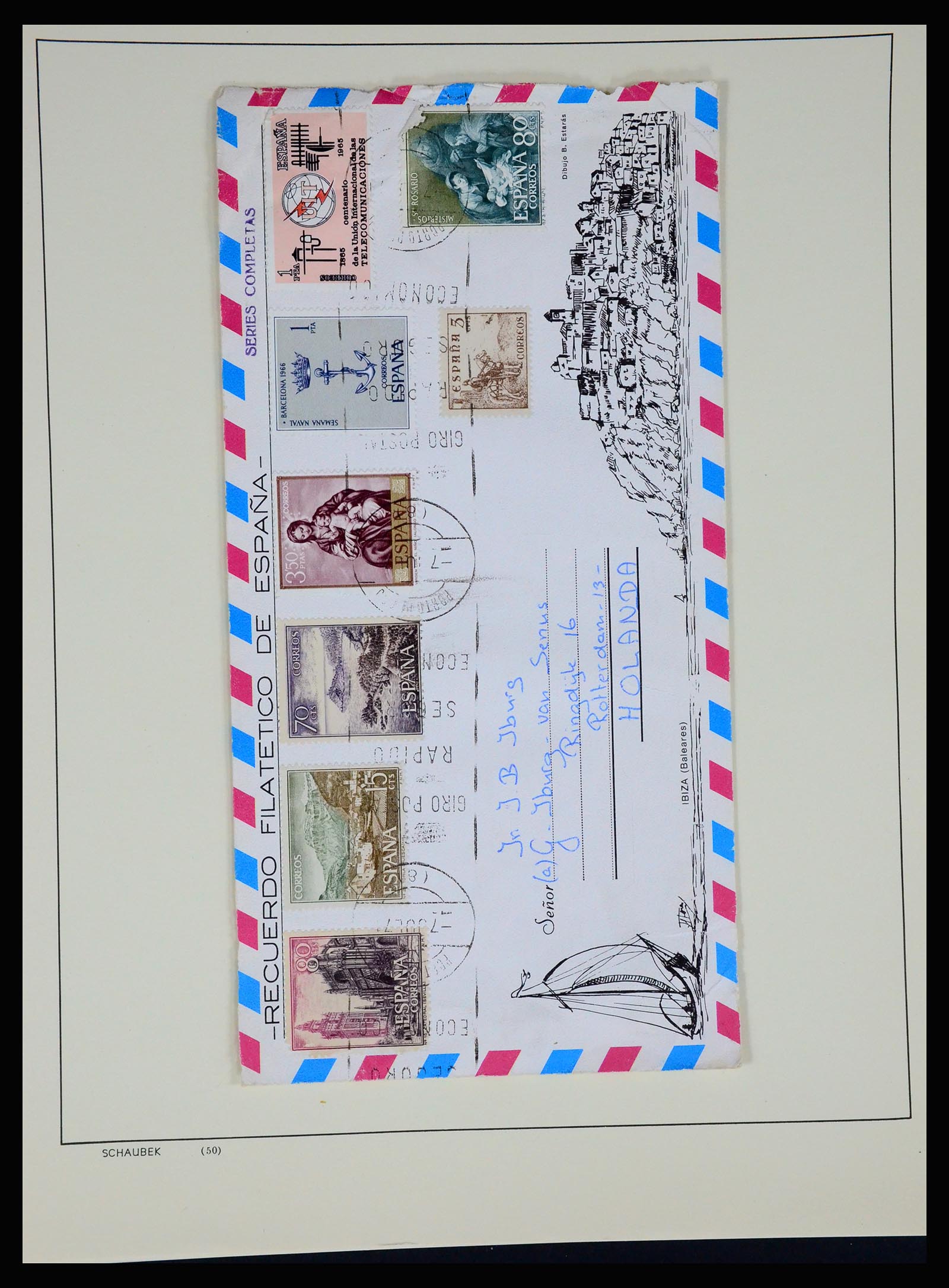 37268 287 - Postzegelverzameling 37268 Spanje 1850-1991.