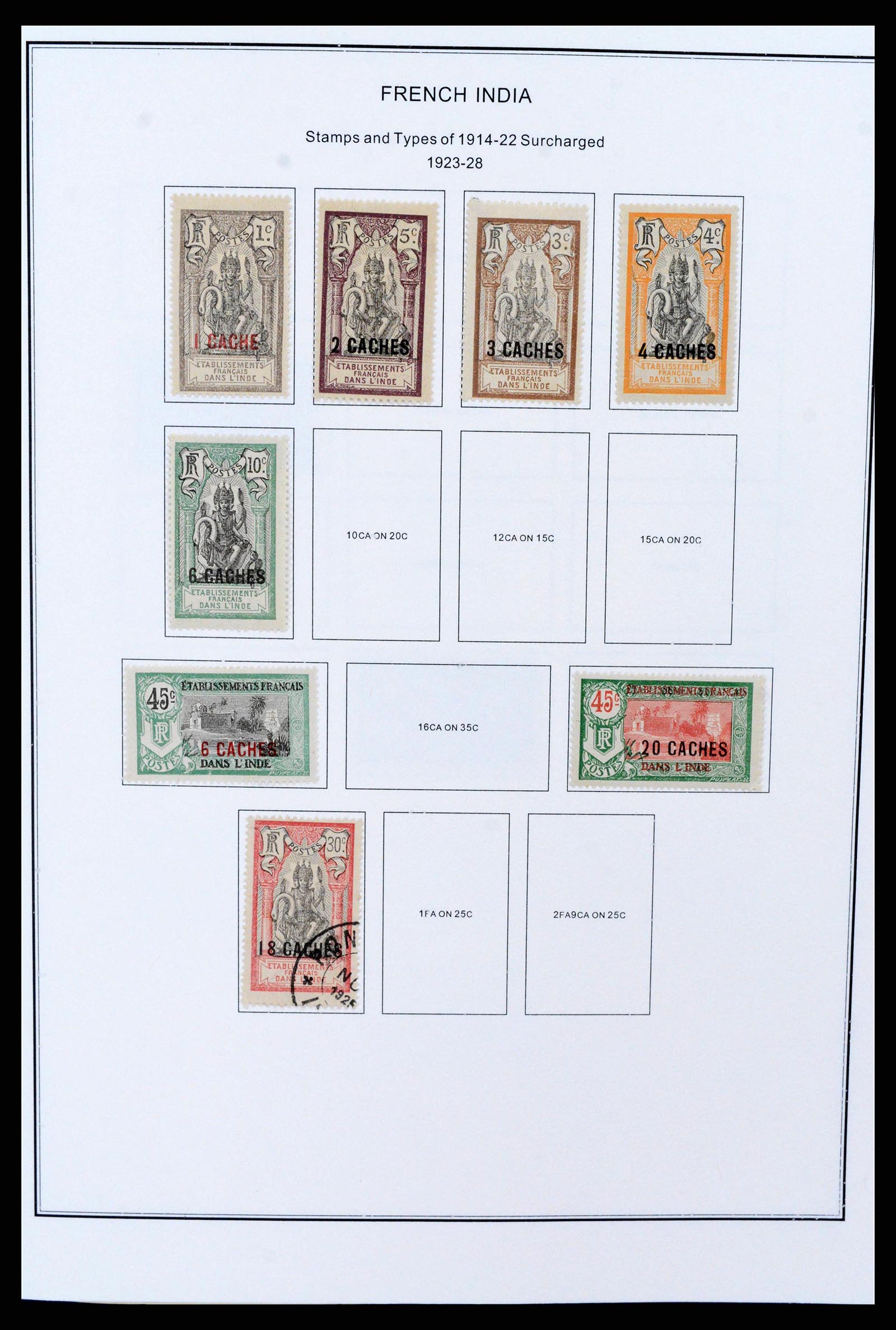 37269 0004 - Postzegelverzameling 37269 Franse koloniën 1855-1990.