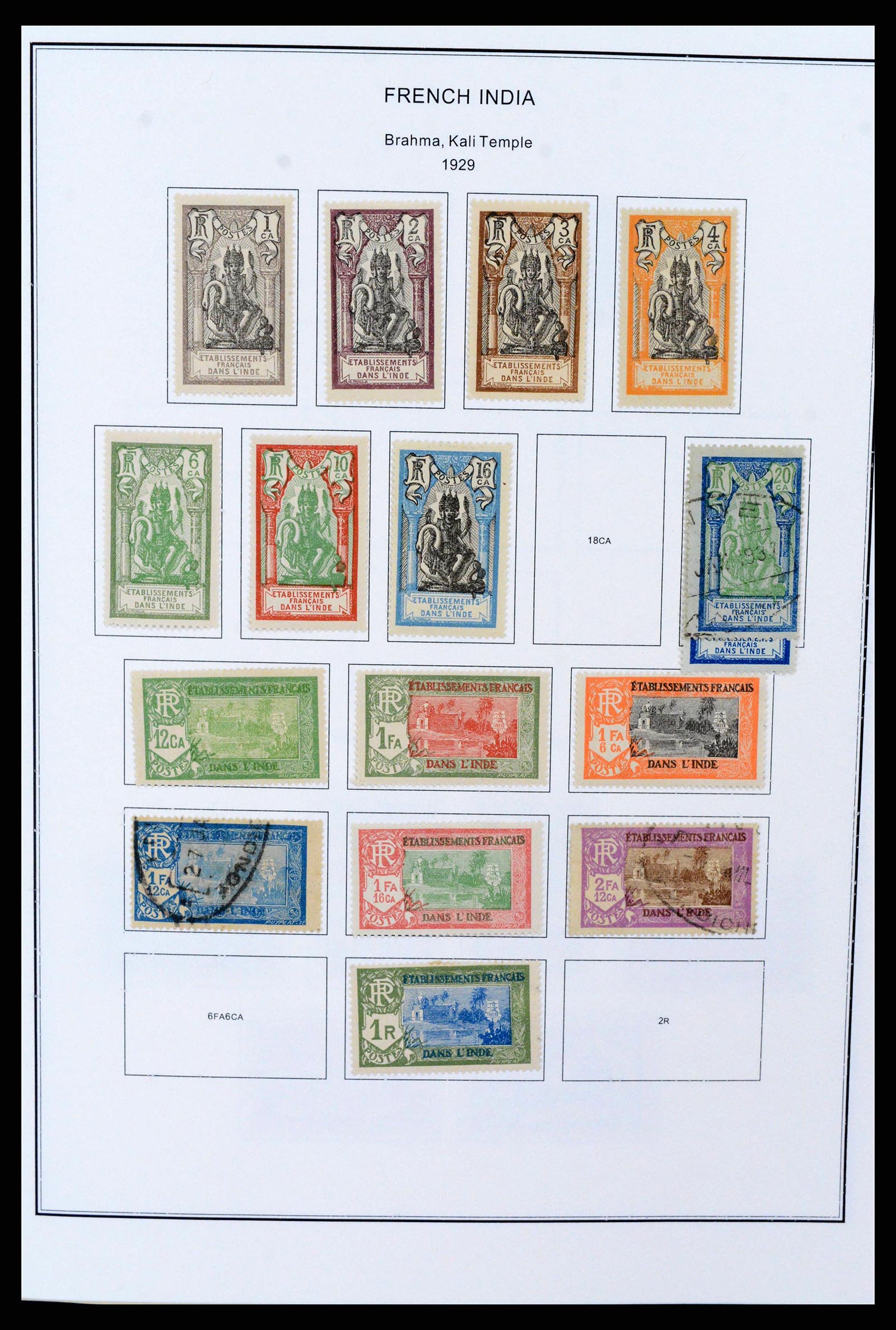 37269 0006 - Postzegelverzameling 37269 Franse koloniën 1855-1990.