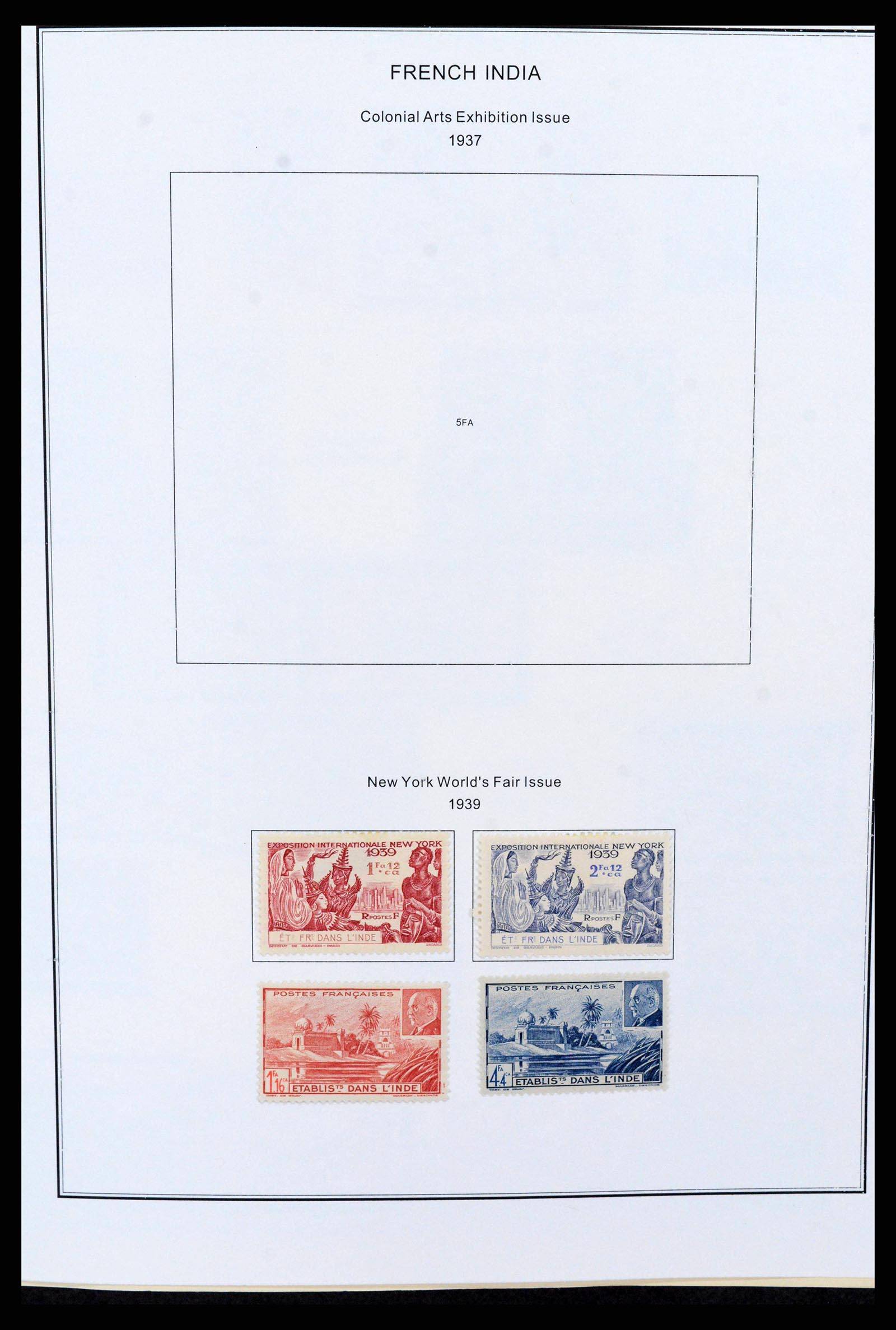 37269 0009 - Postzegelverzameling 37269 Franse koloniën 1855-1990.