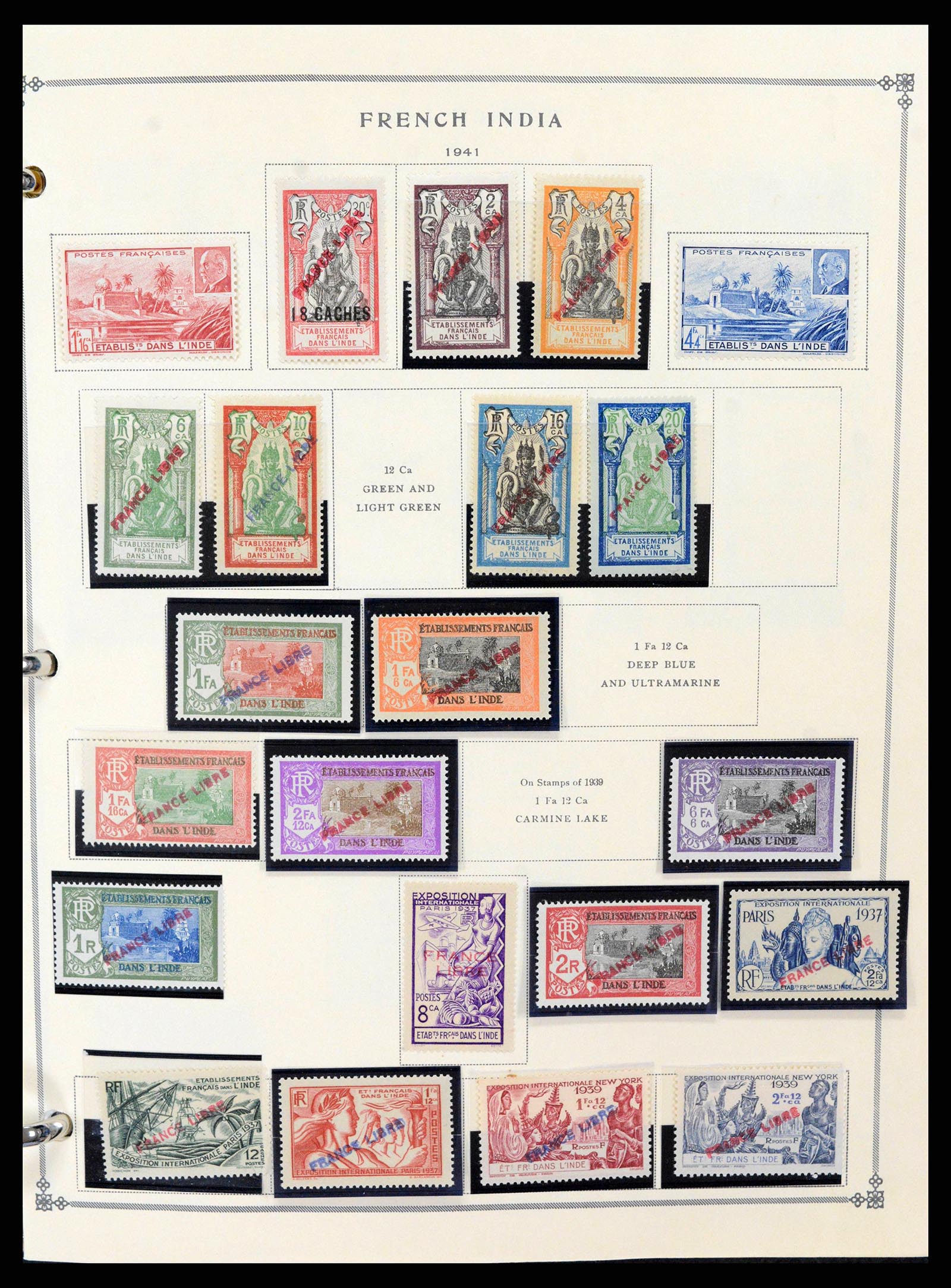 37269 0010 - Postzegelverzameling 37269 Franse koloniën 1855-1990.