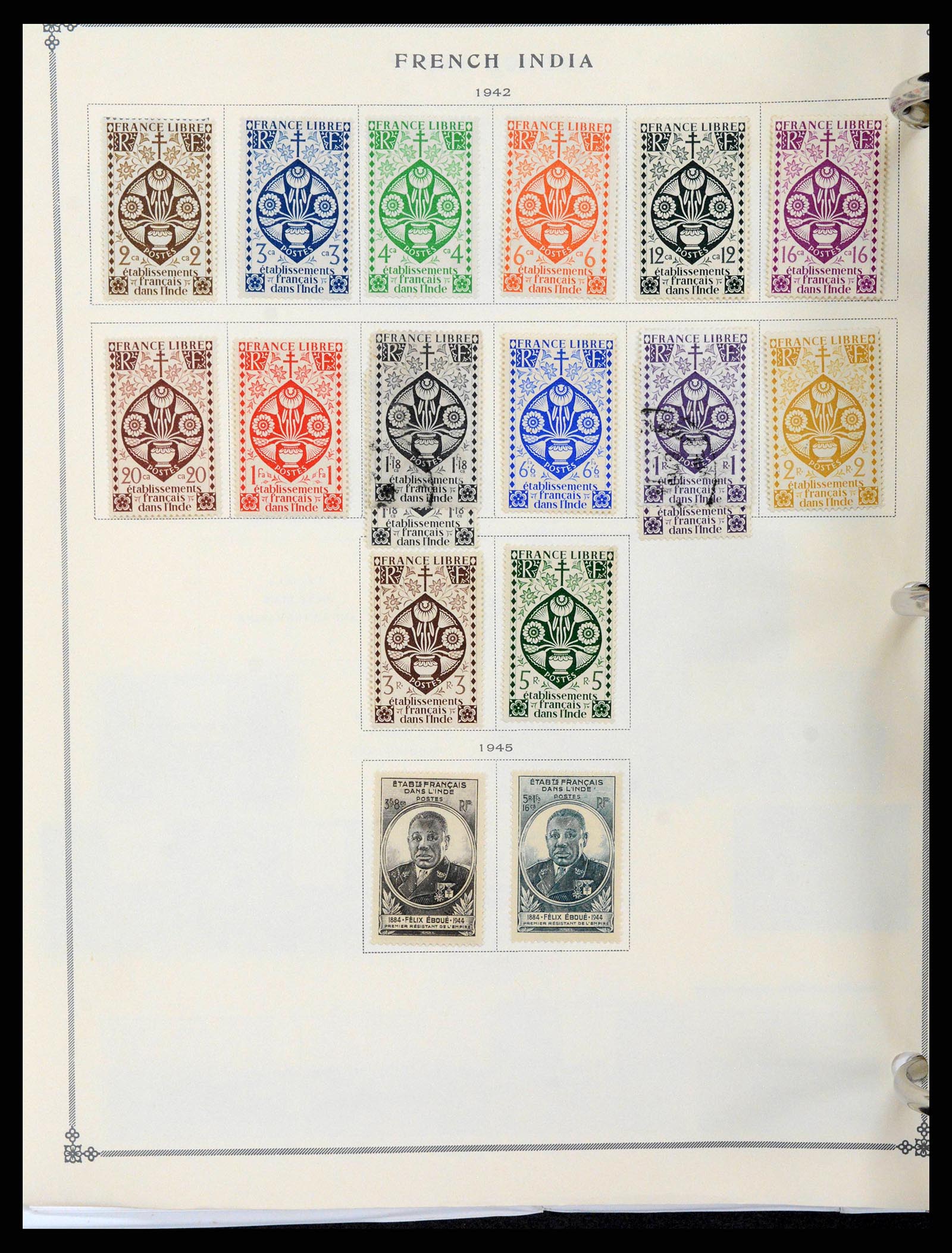 37269 0011 - Postzegelverzameling 37269 Franse koloniën 1855-1990.