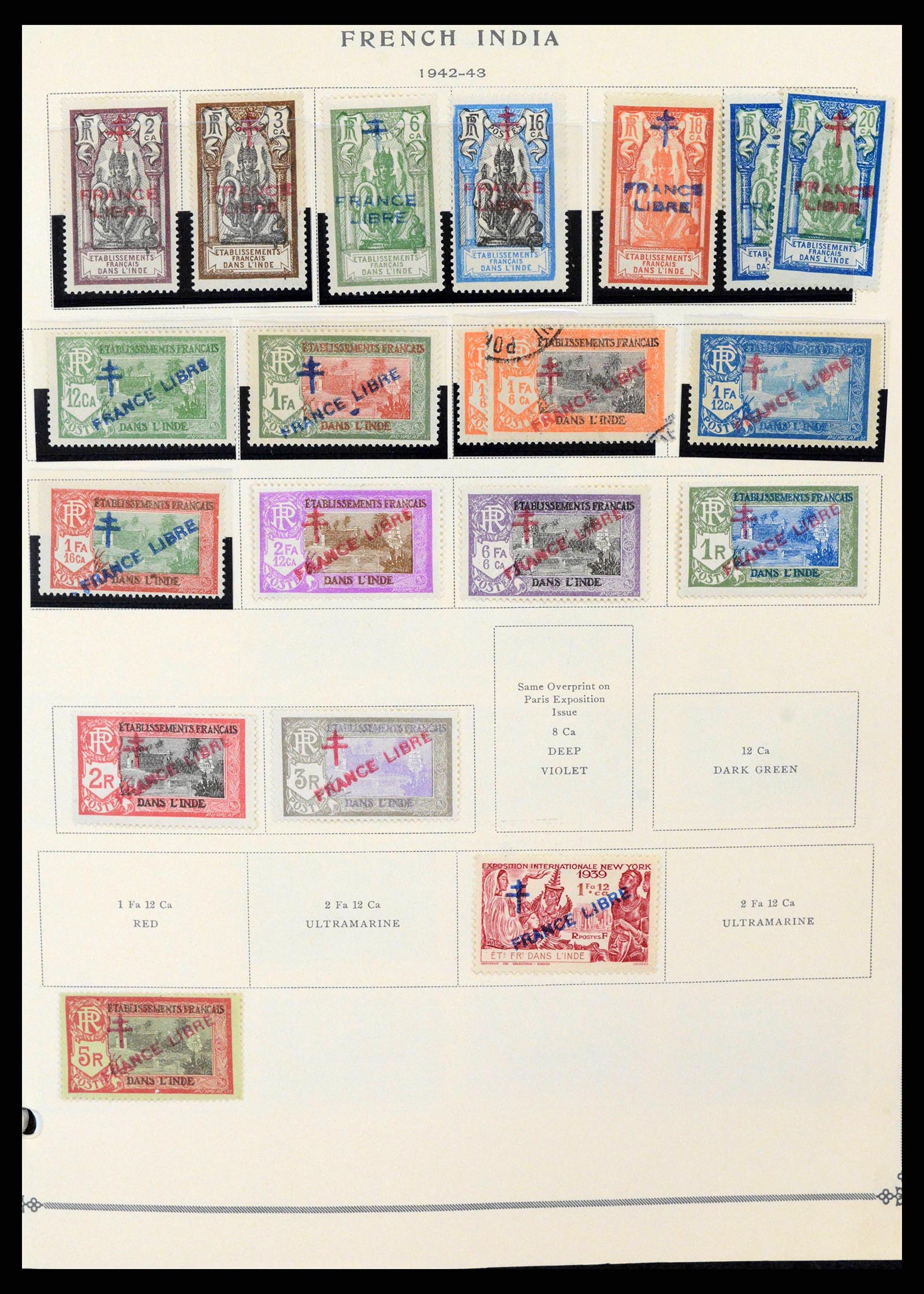 37269 0012 - Postzegelverzameling 37269 Franse koloniën 1855-1990.