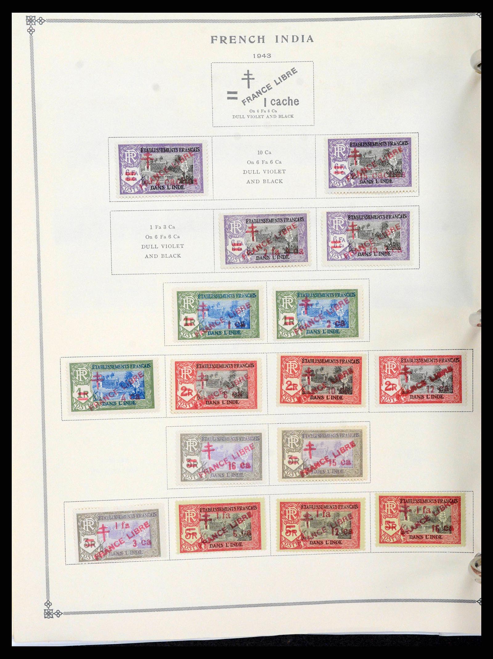 37269 0013 - Postzegelverzameling 37269 Franse koloniën 1855-1990.