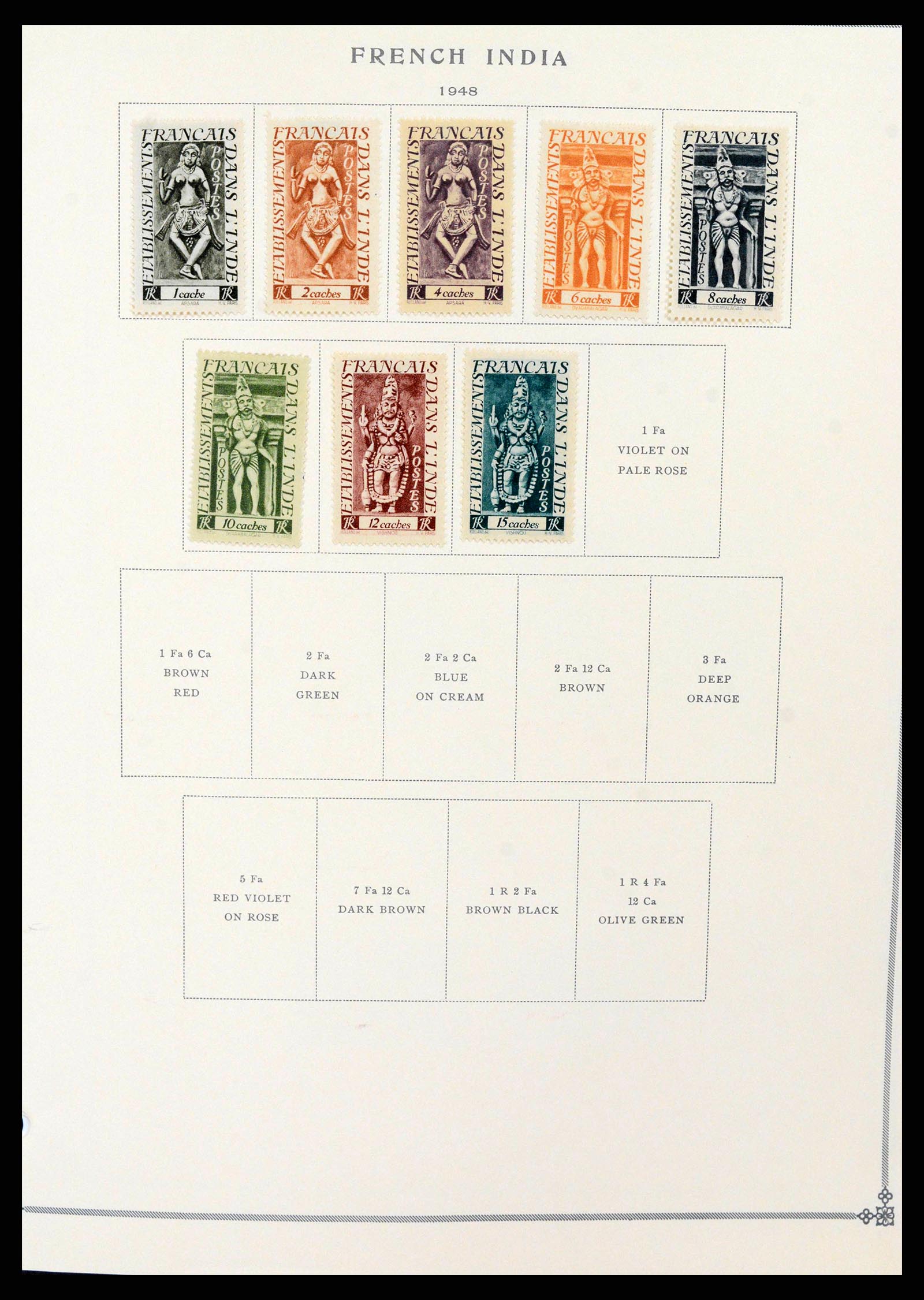 37269 0014 - Postzegelverzameling 37269 Franse koloniën 1855-1990.