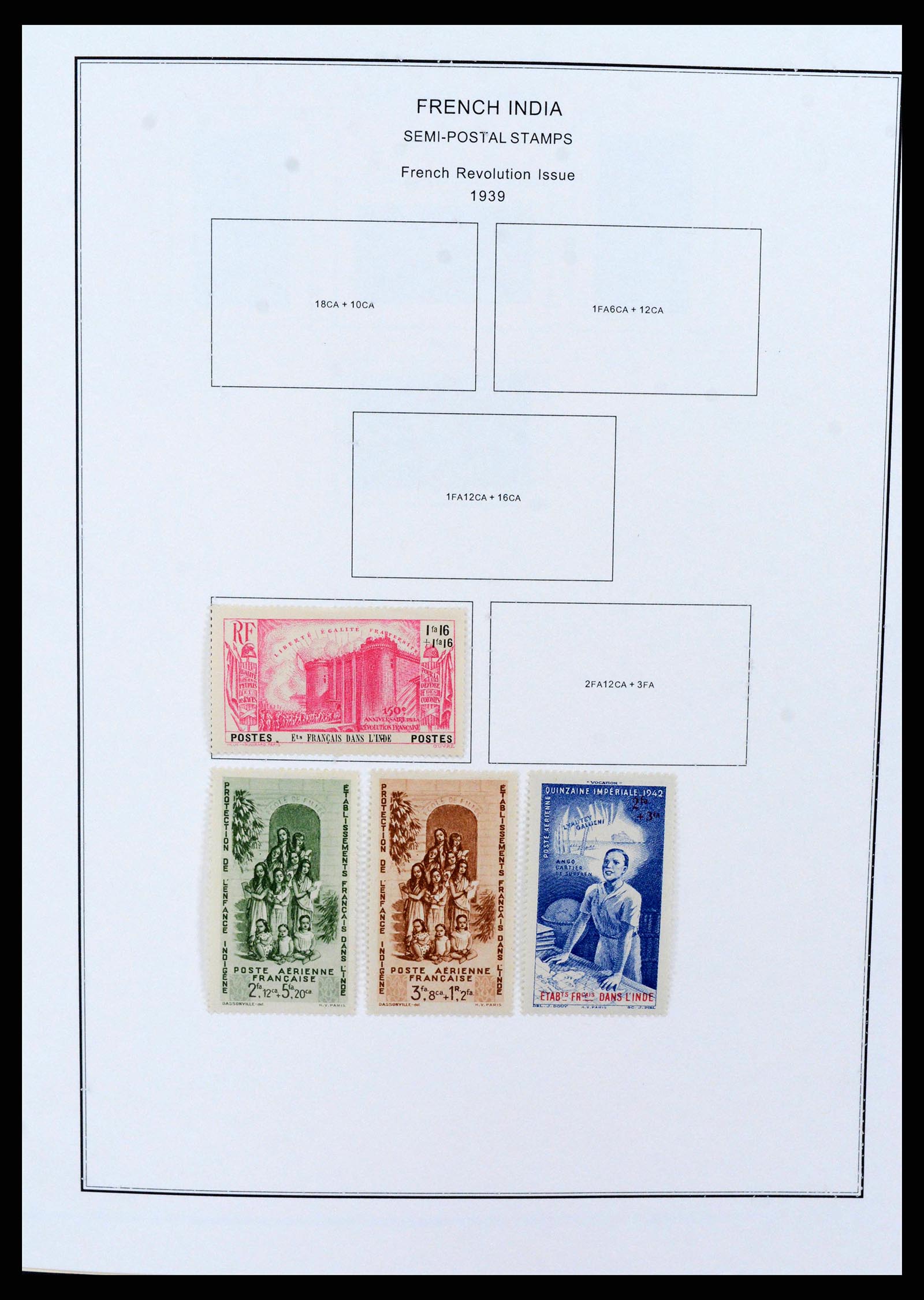 37269 0017 - Postzegelverzameling 37269 Franse koloniën 1855-1990.