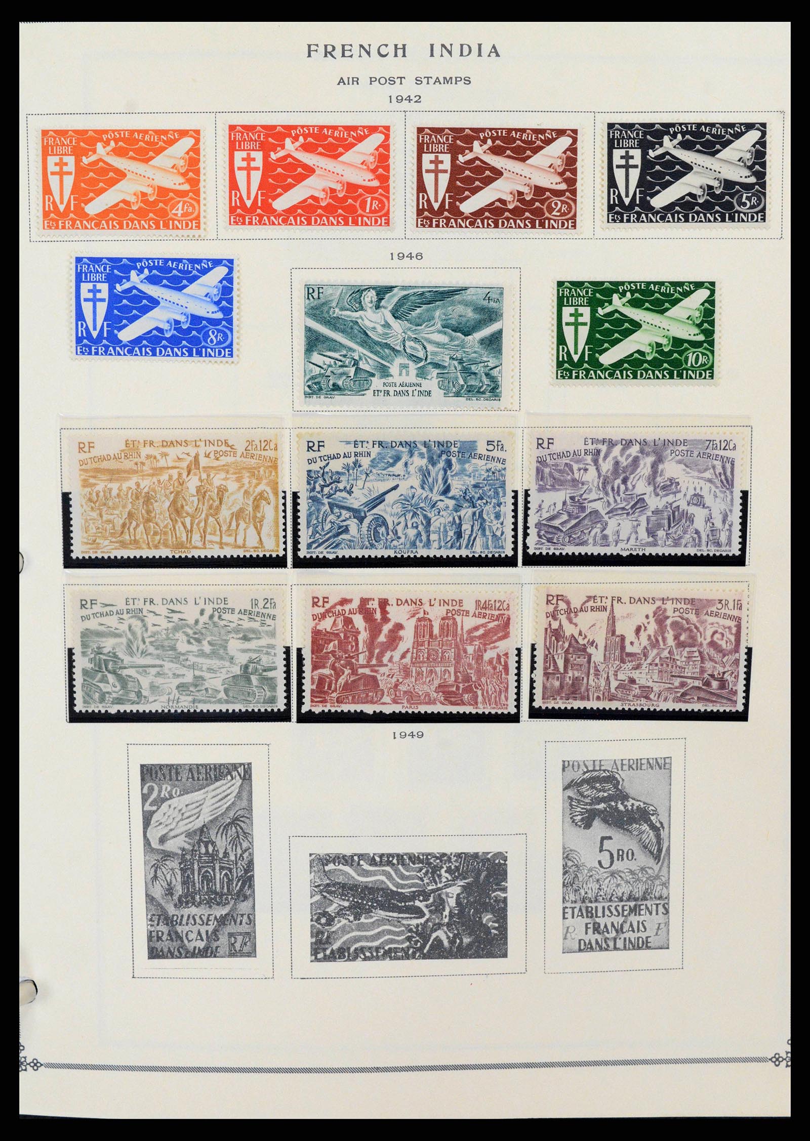 37269 0020 - Postzegelverzameling 37269 Franse koloniën 1855-1990.