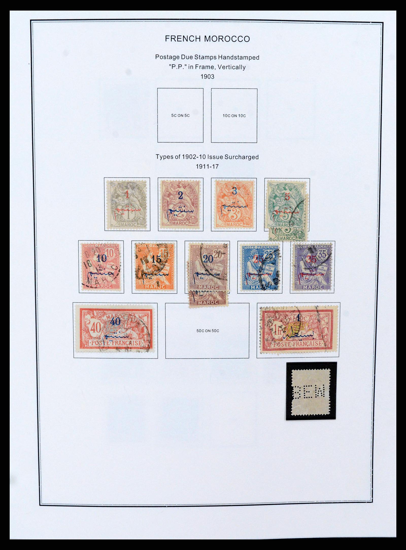 37269 0027 - Stamp collection 37269 French colonies 1855-1990.