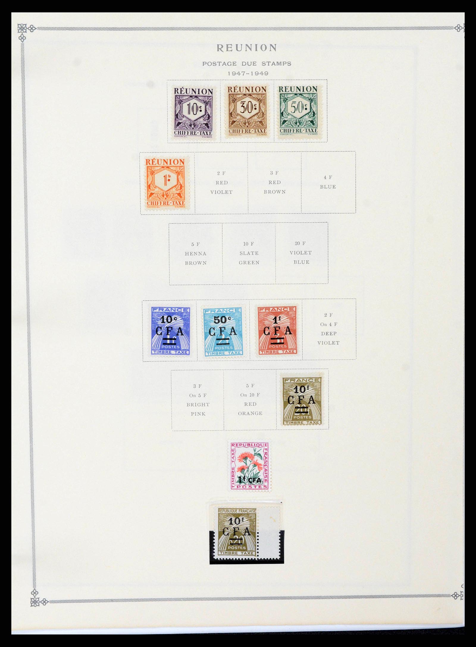 37269 1758 - Stamp collection 37269 French colonies 1855-1990.