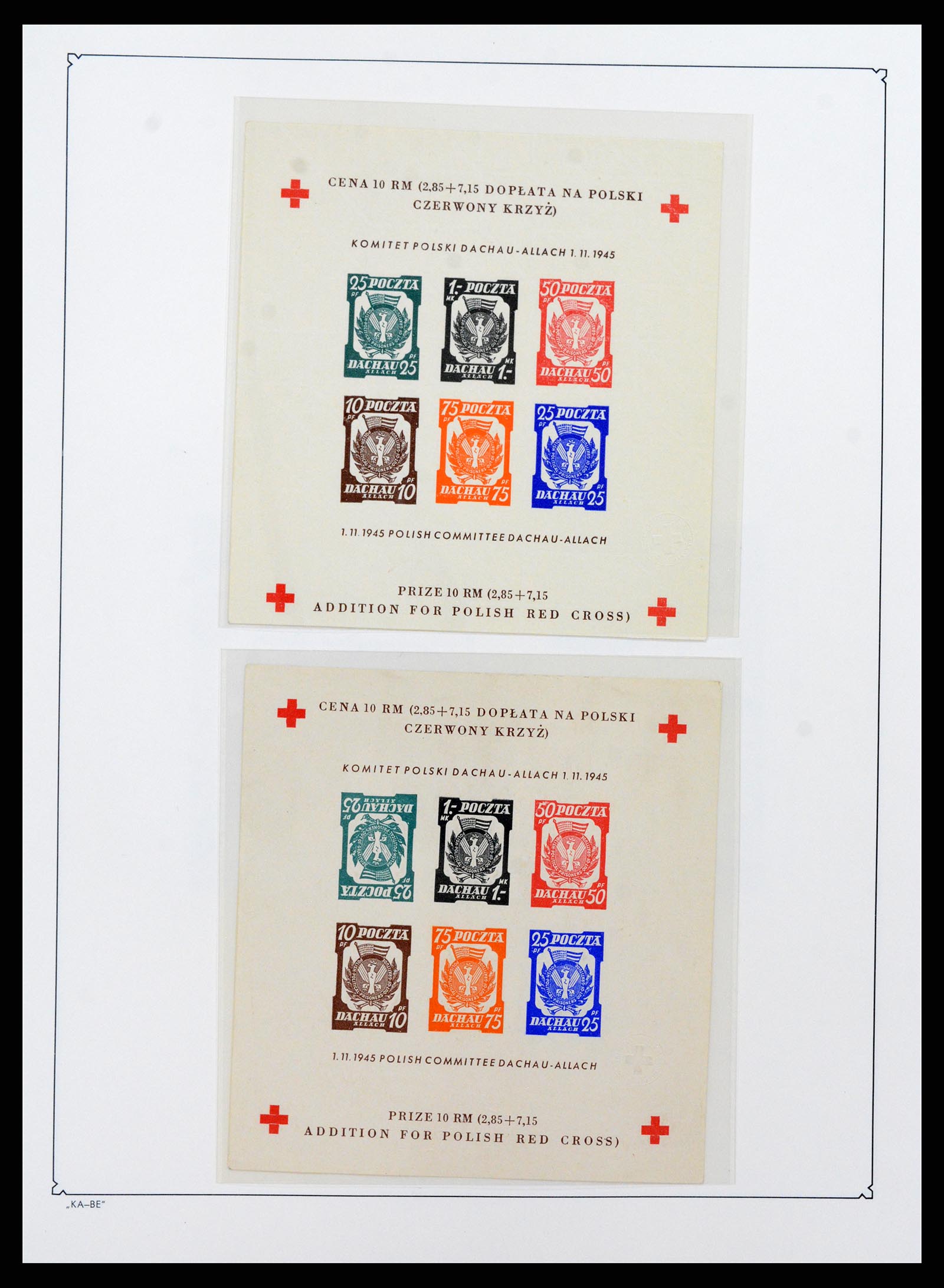 37270 018 - Postzegelverzameling 37270 Duitse bezettingen 1939-1945.