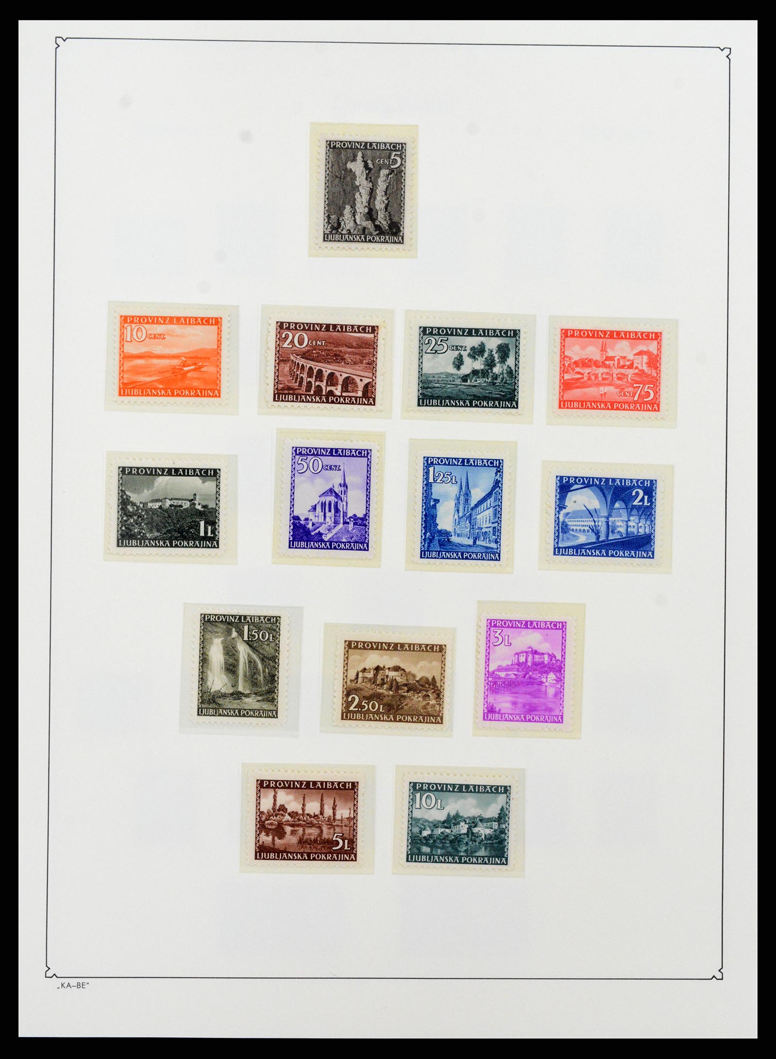 37270 026 - Postzegelverzameling 37270 Duitse bezettingen 1939-1945.