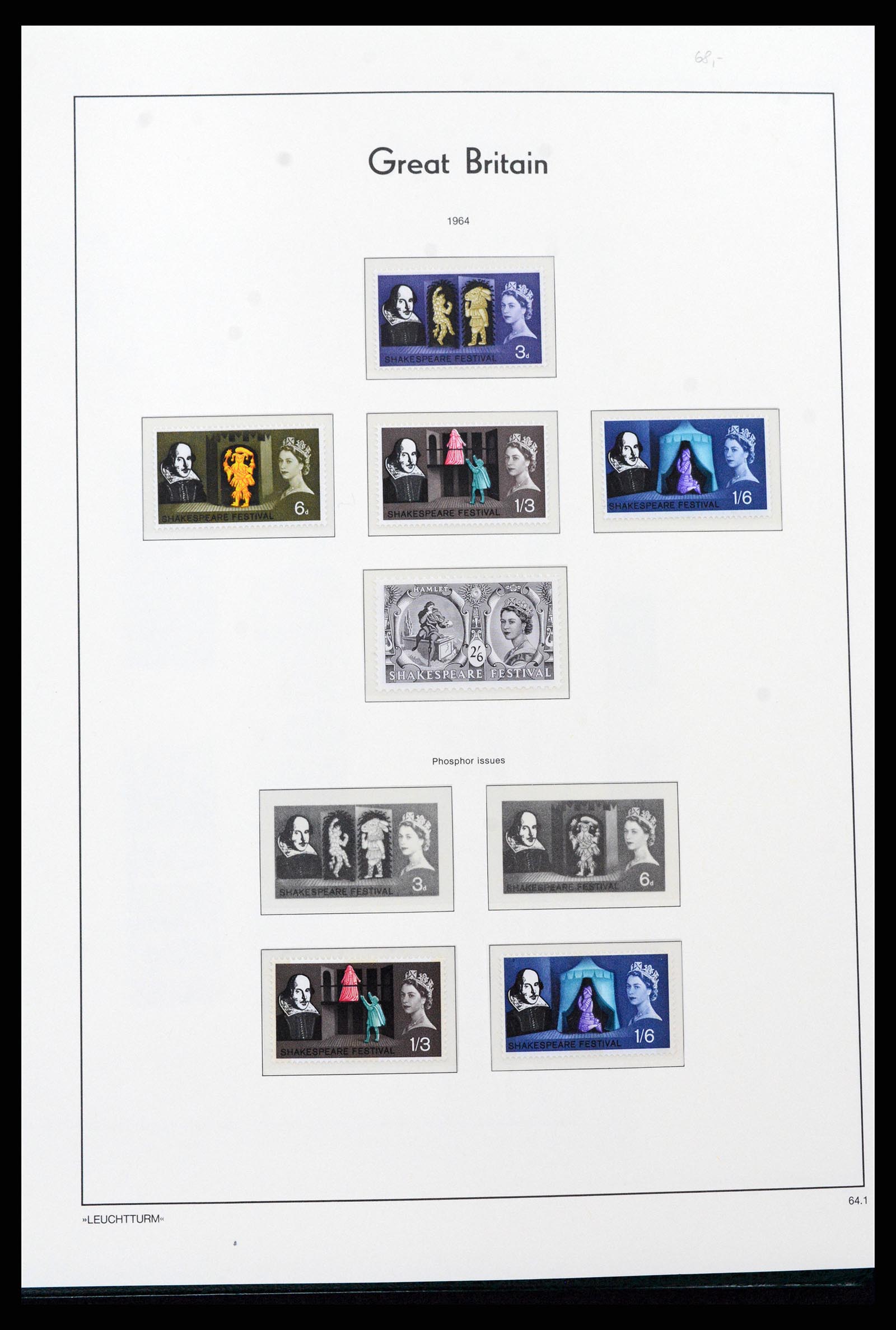 37273 018 - Postzegelverzameling 37273 Engeland 1935-1989.