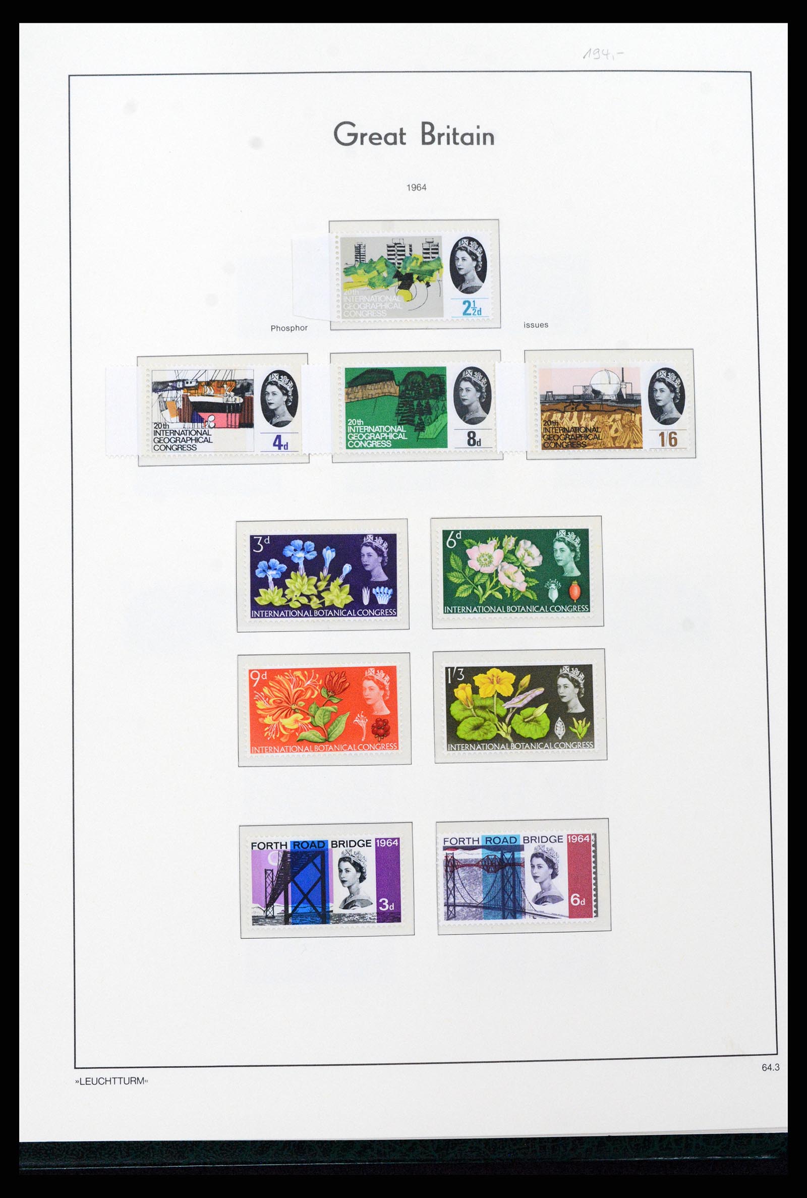 37273 021 - Postzegelverzameling 37273 Engeland 1935-1989.