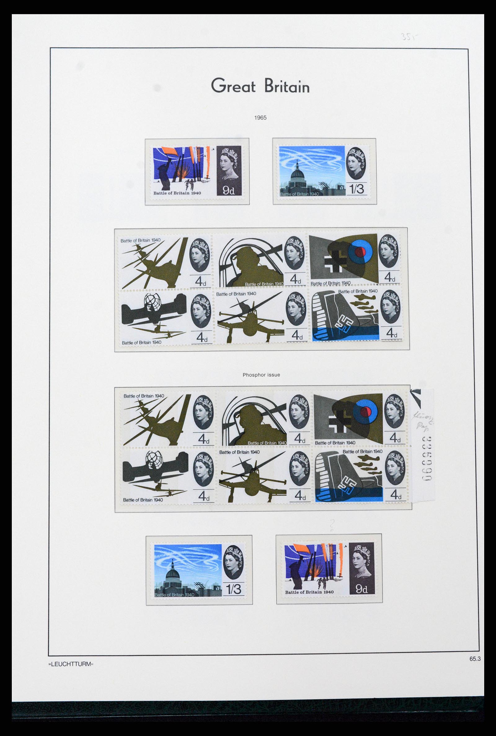 37273 025 - Postzegelverzameling 37273 Engeland 1935-1989.
