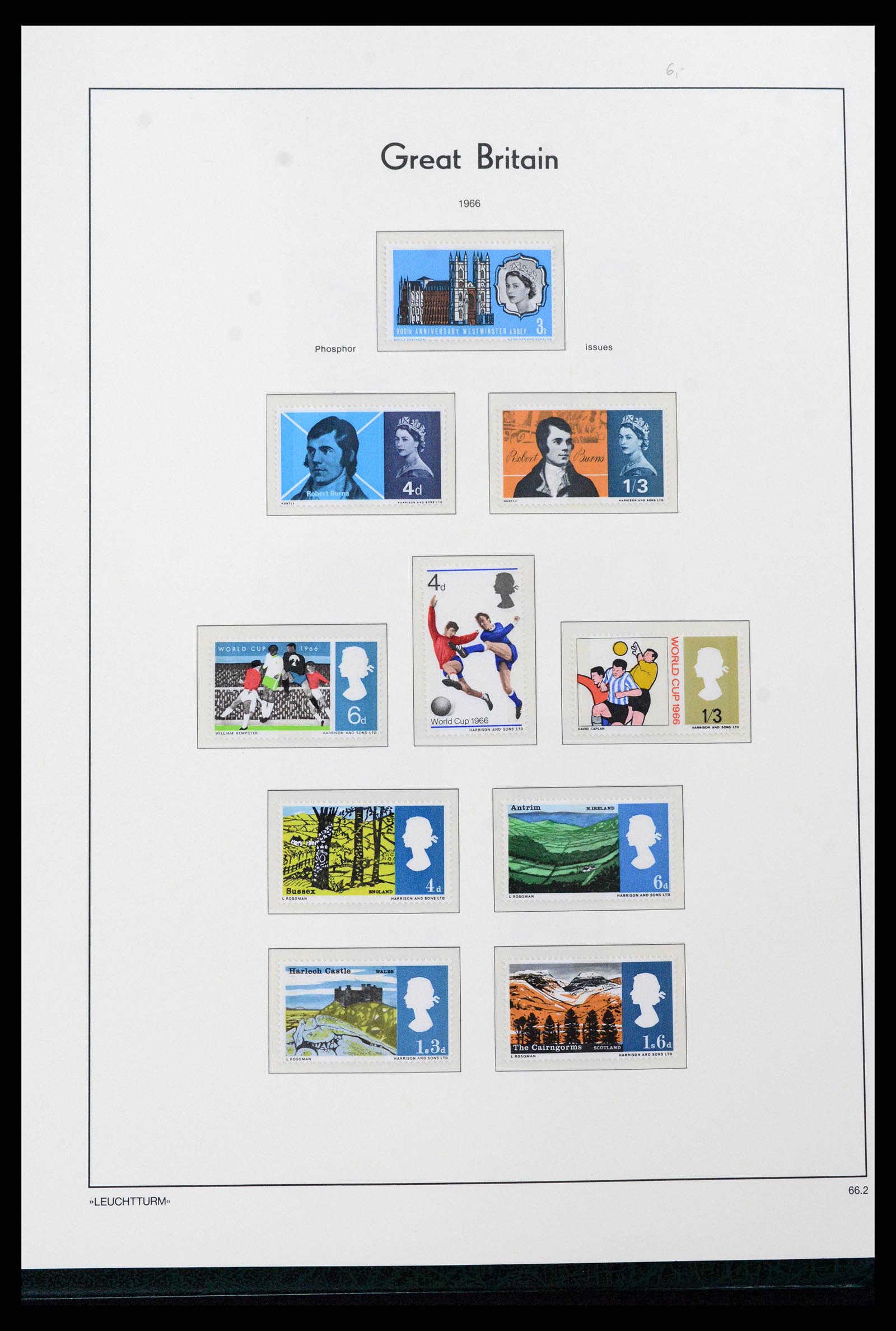 37273 028 - Postzegelverzameling 37273 Engeland 1935-1989.