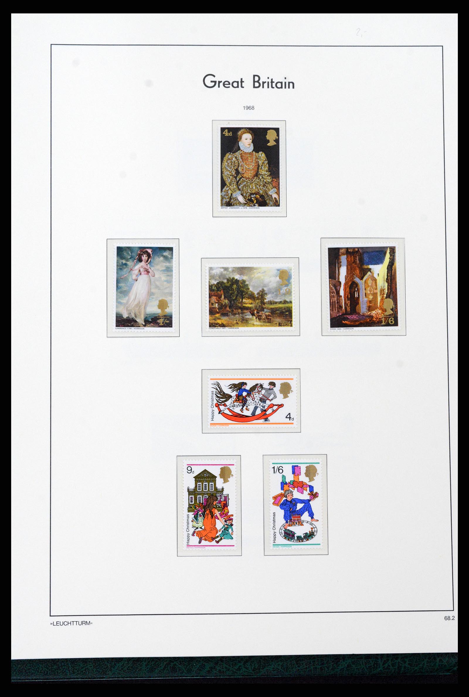 37273 040 - Postzegelverzameling 37273 Engeland 1935-1989.