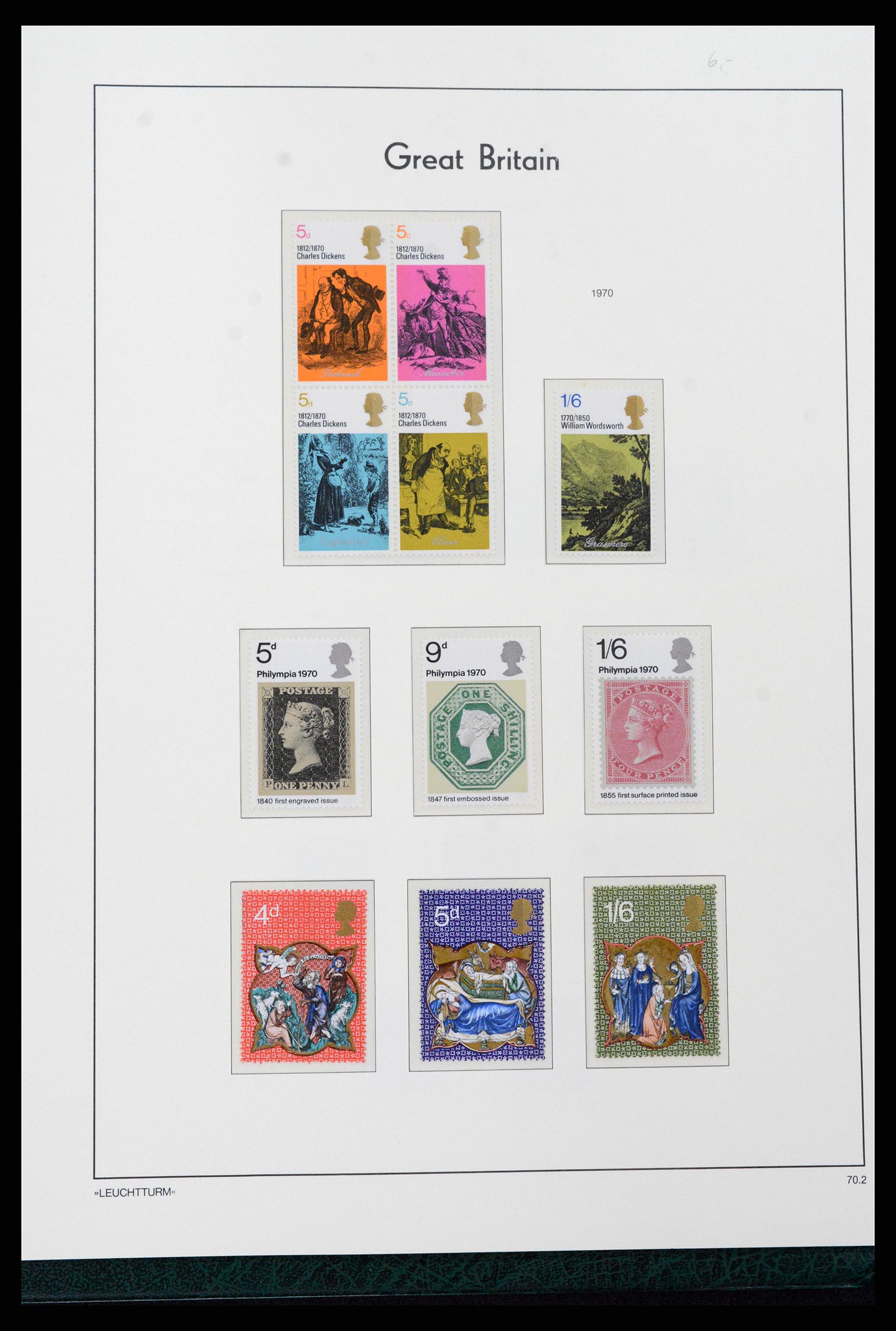 37273 044 - Postzegelverzameling 37273 Engeland 1935-1989.