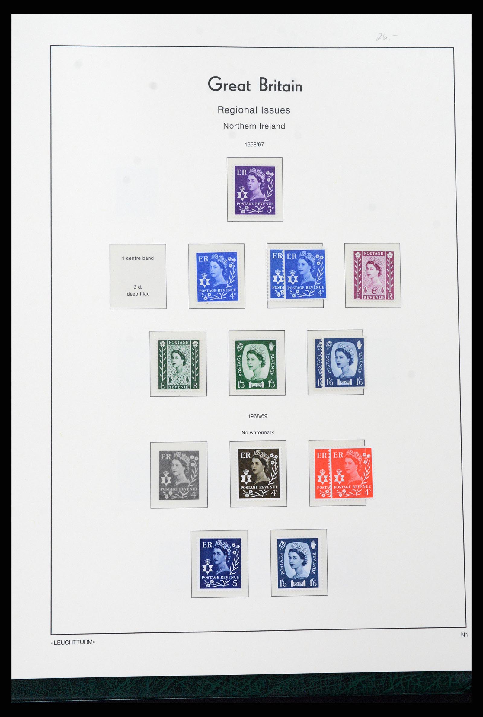 37273 045 - Postzegelverzameling 37273 Engeland 1935-1989.