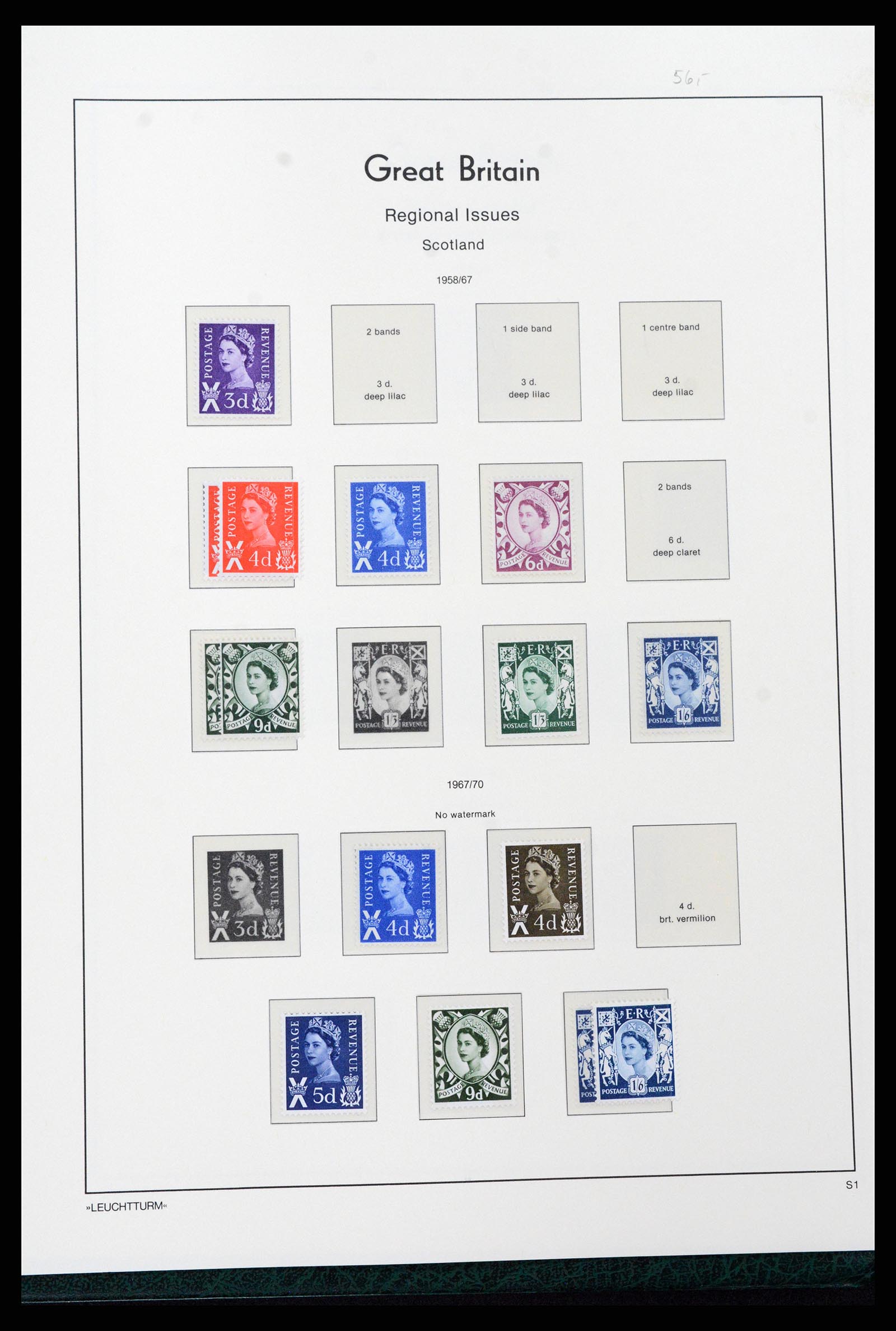 37273 046 - Postzegelverzameling 37273 Engeland 1935-1989.