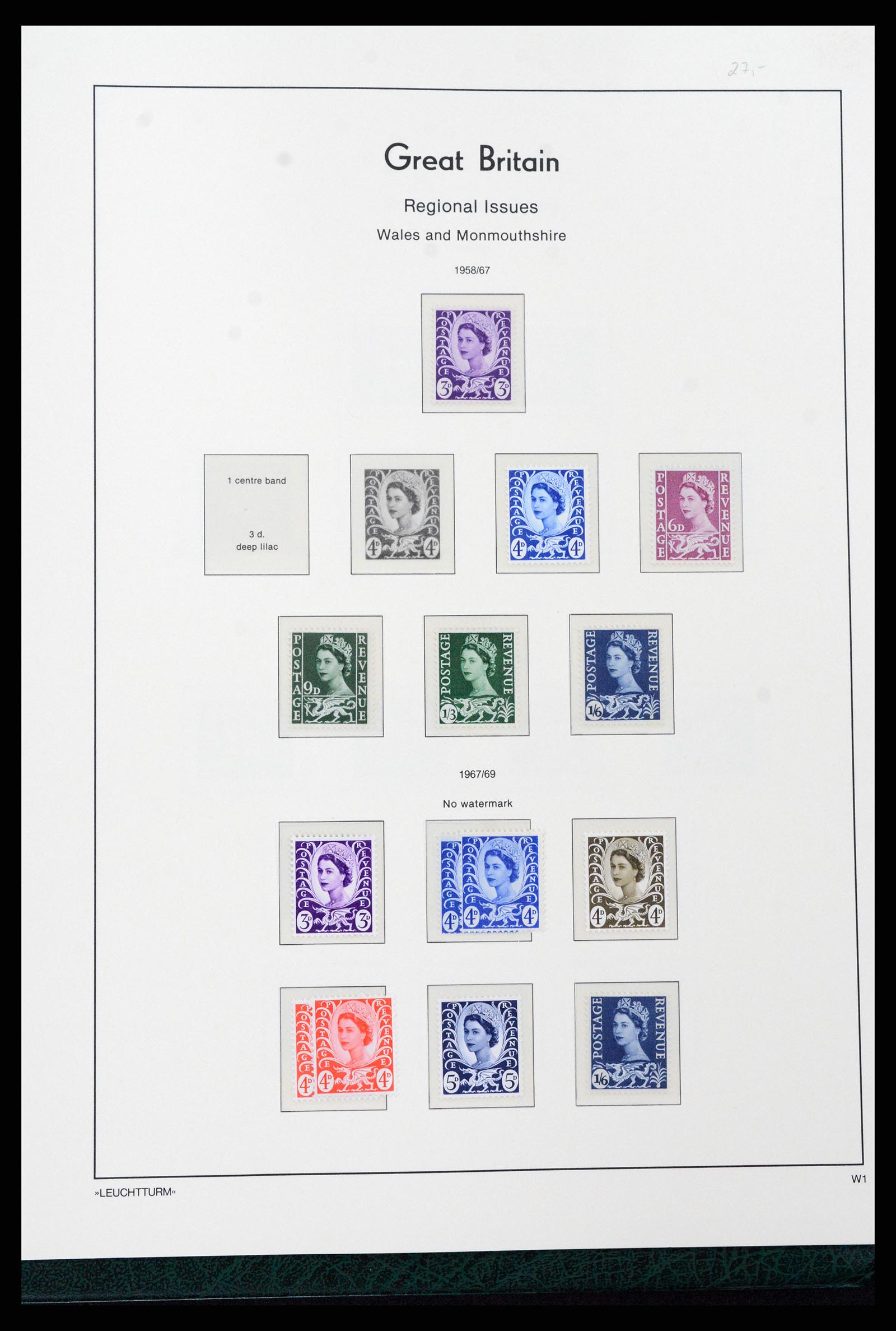 37273 047 - Postzegelverzameling 37273 Engeland 1935-1989.